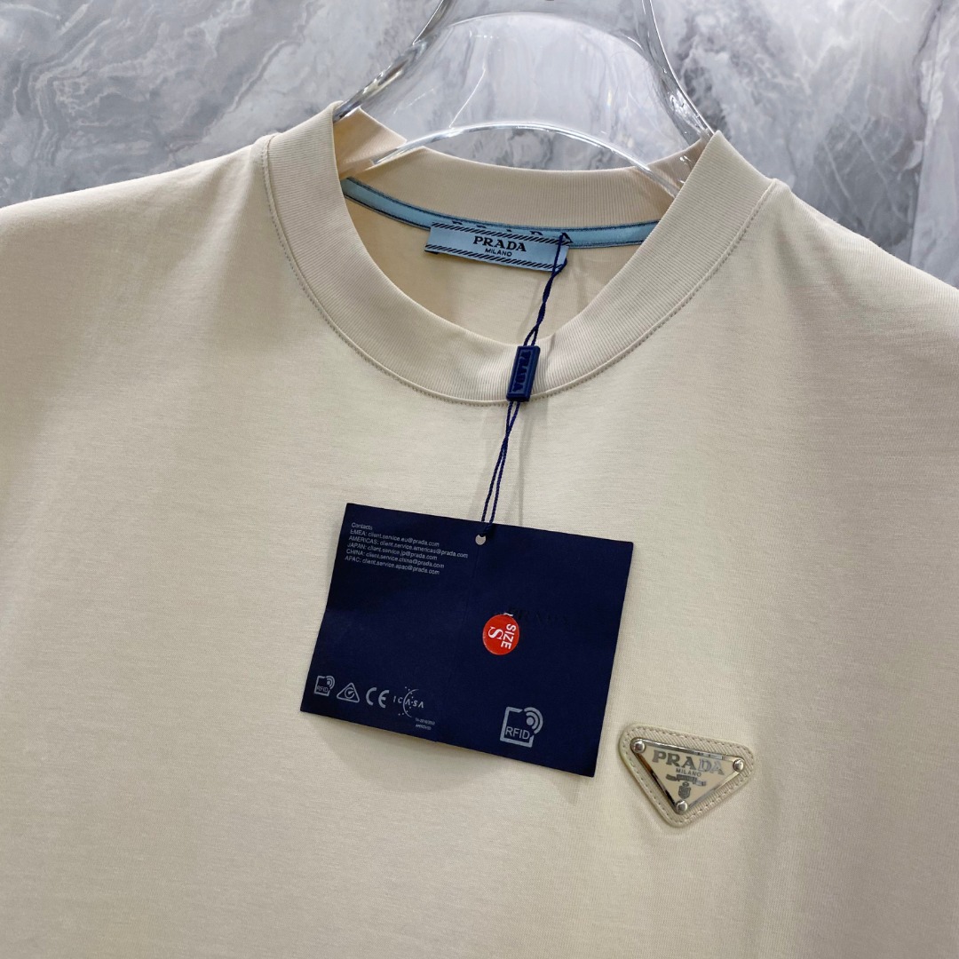 Prada Couple Basic Clothing Cotton S-m-l-xl