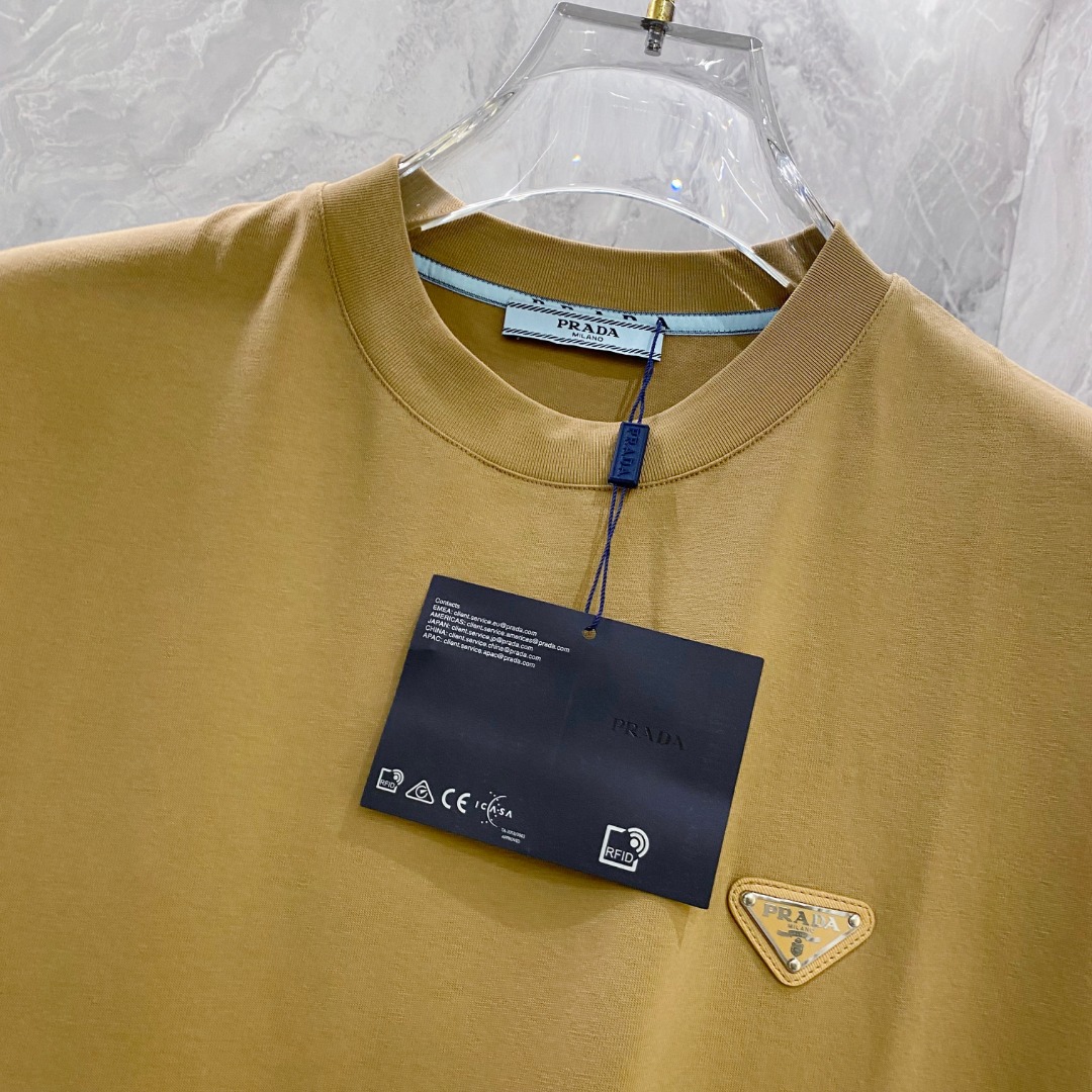 Prada Couple Basic Clothing Cotton S-m-l-xl