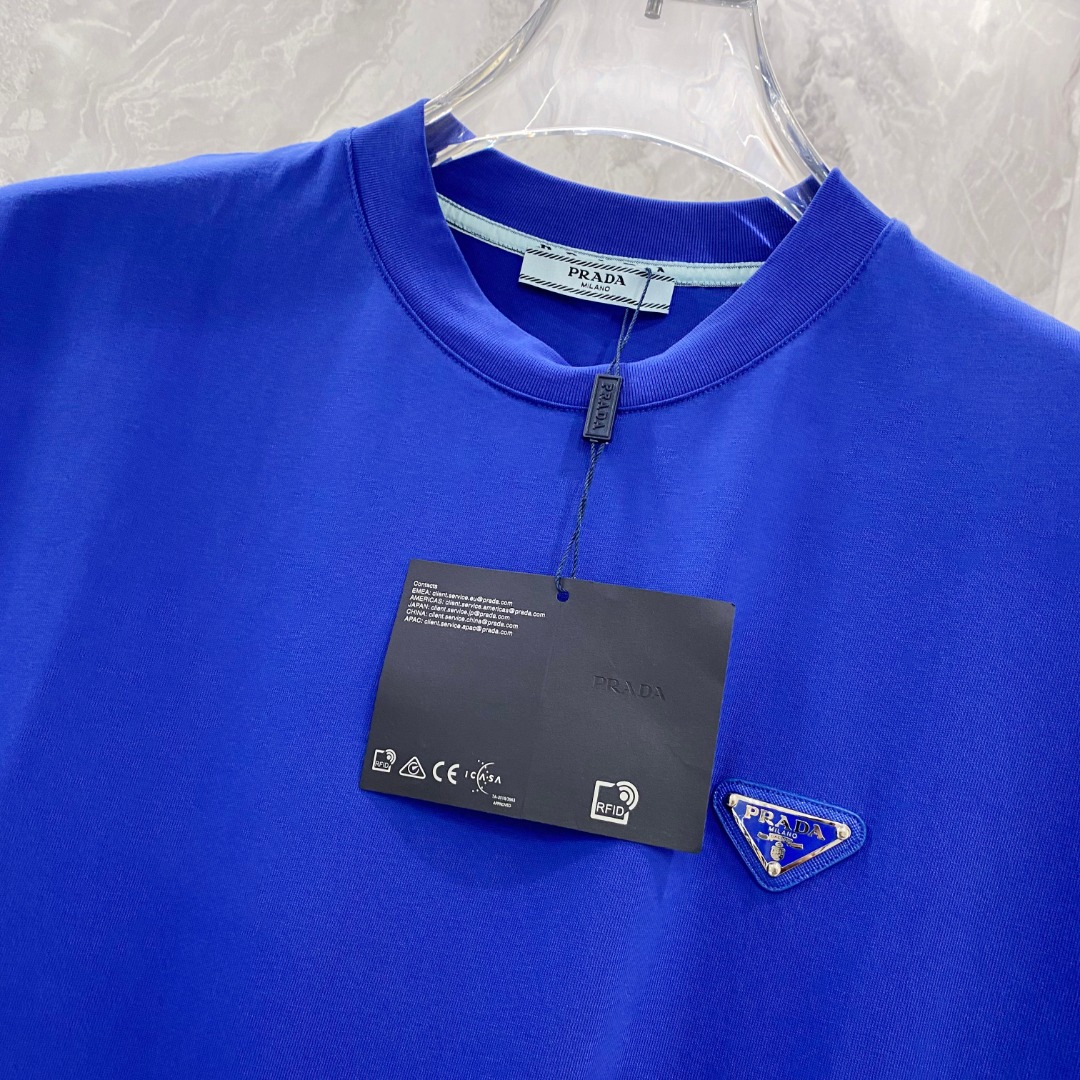 Prada Couple Basic Clothing Cotton S-m-l-xl