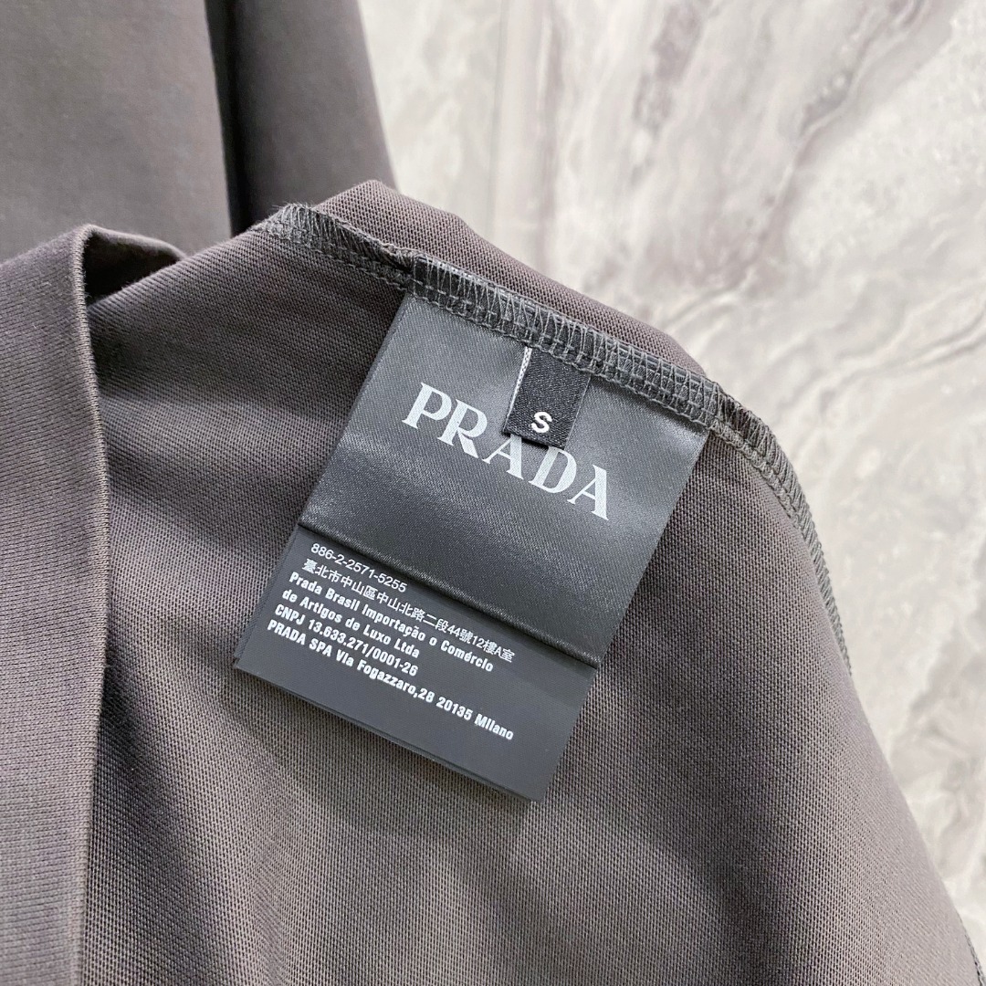 Prada Couple Basic Clothing Cotton S-m-l-xl