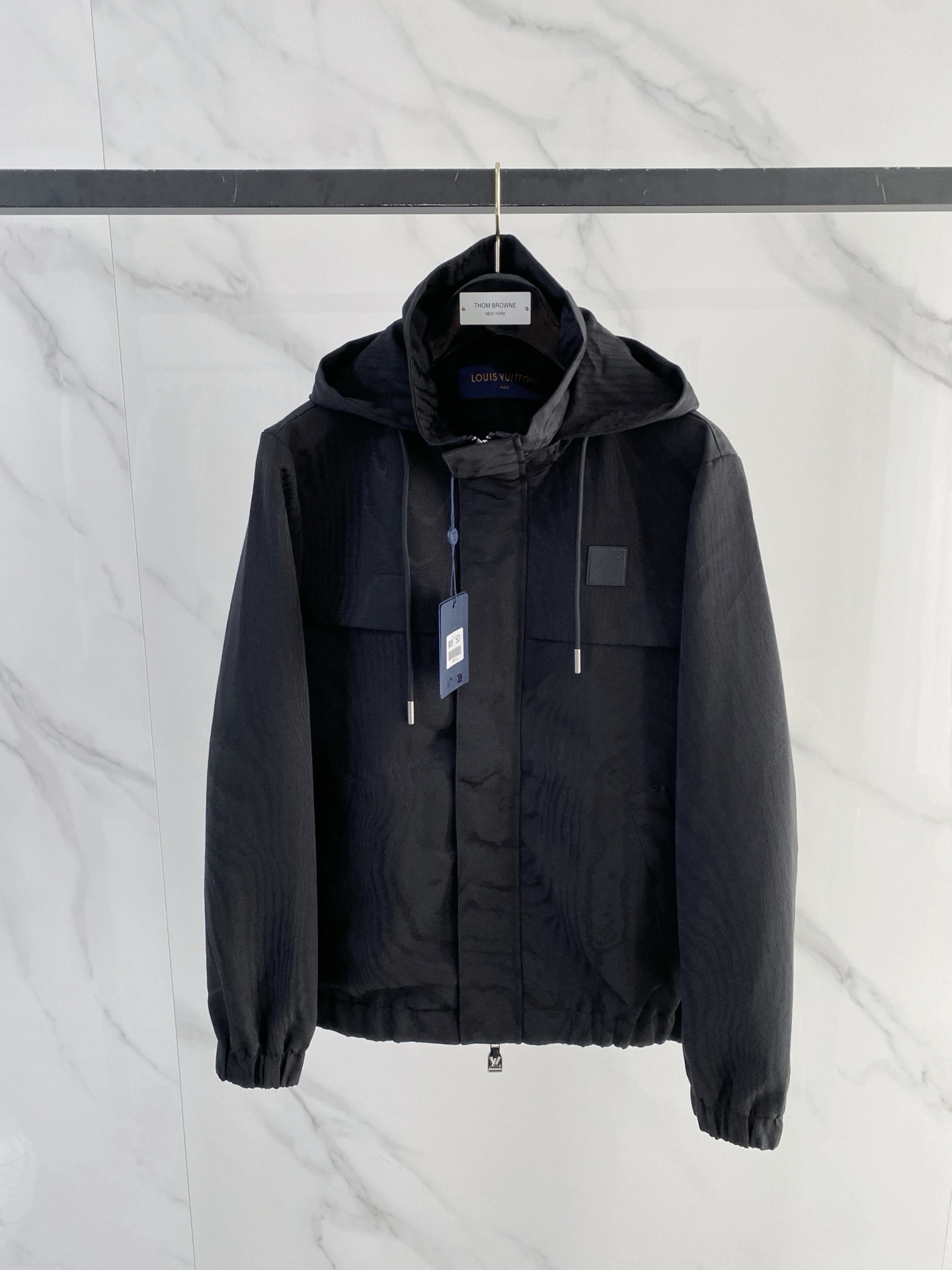 Louis Vuitton Male Jacket Black Couple Style S-m-l-xl