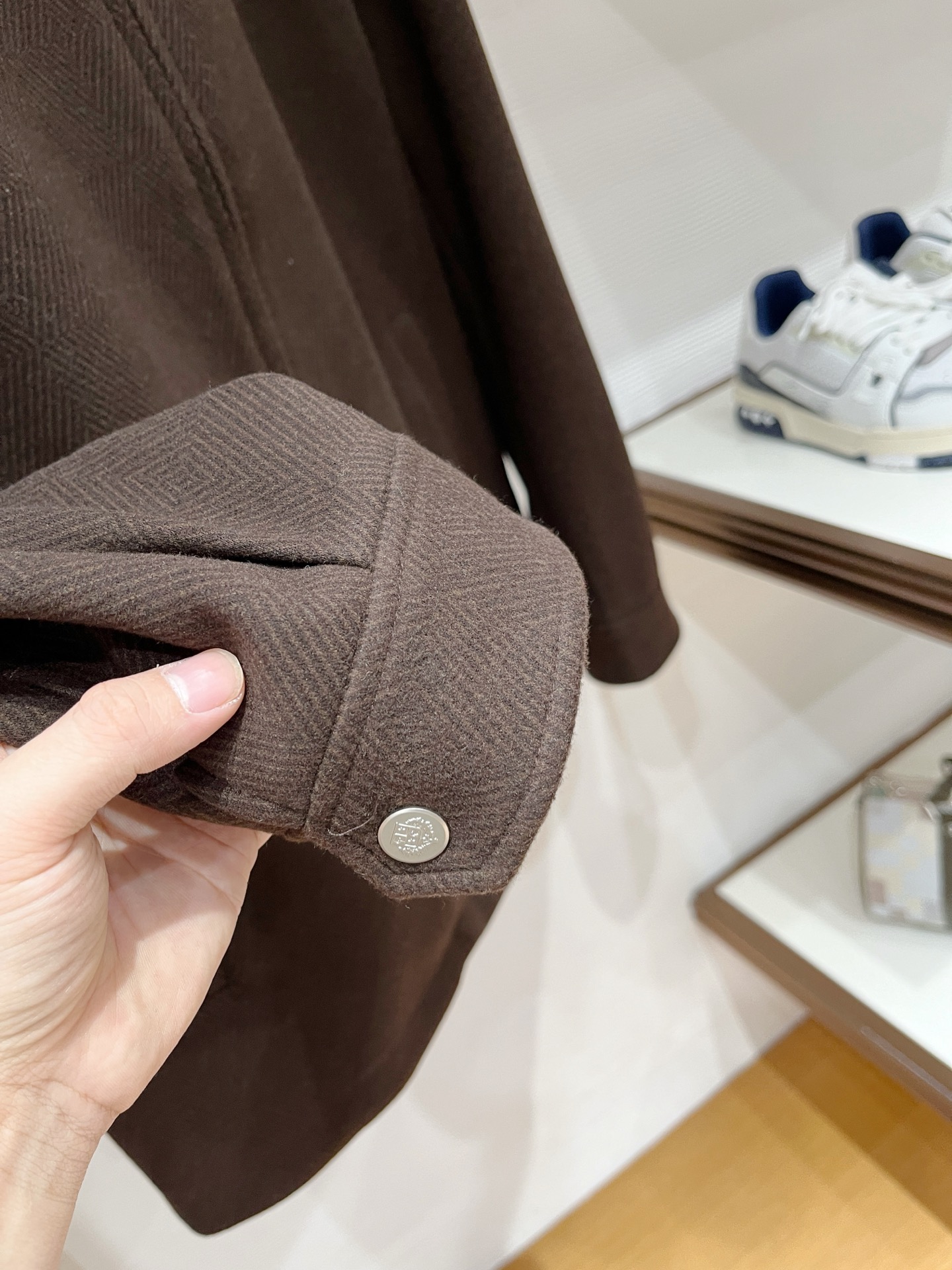 Loro Piana Male Jacket Cotton Gray Slim Fit M-l-xl