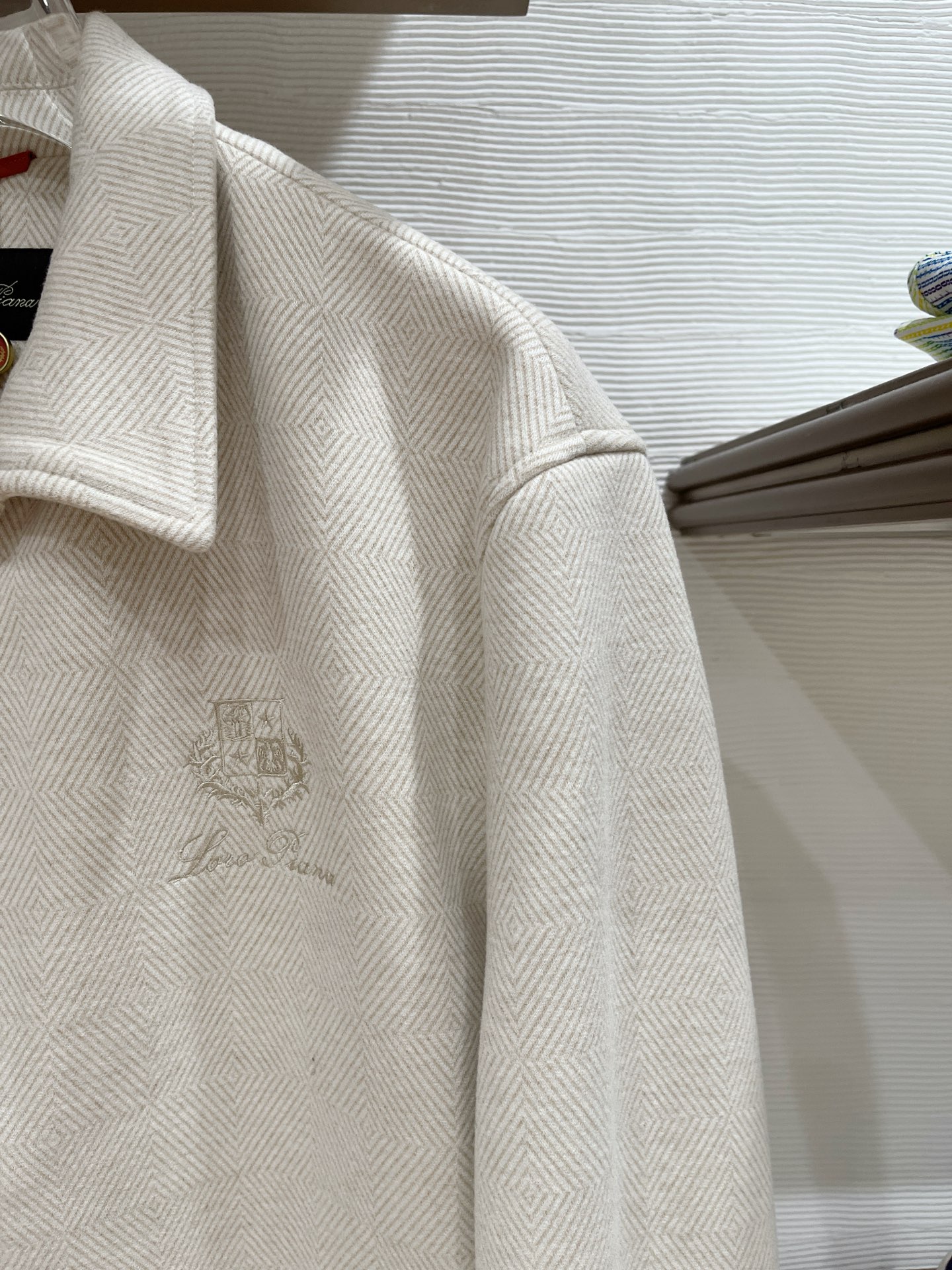 Loro Piana Male Jacket Cotton Gray Slim Fit M-l-xl