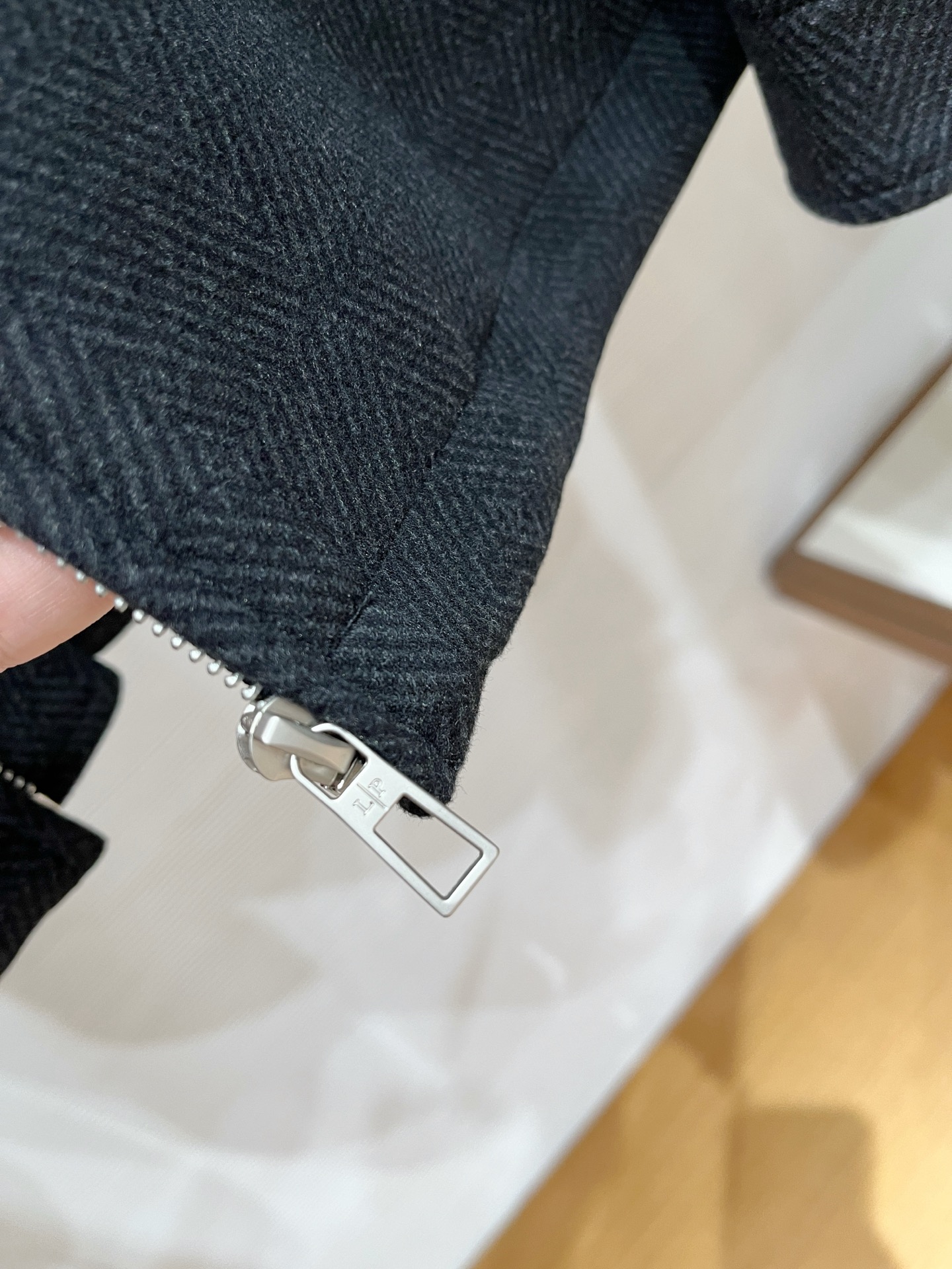 Loro Piana Male Jacket Cotton Gray Slim Fit M-l-xl