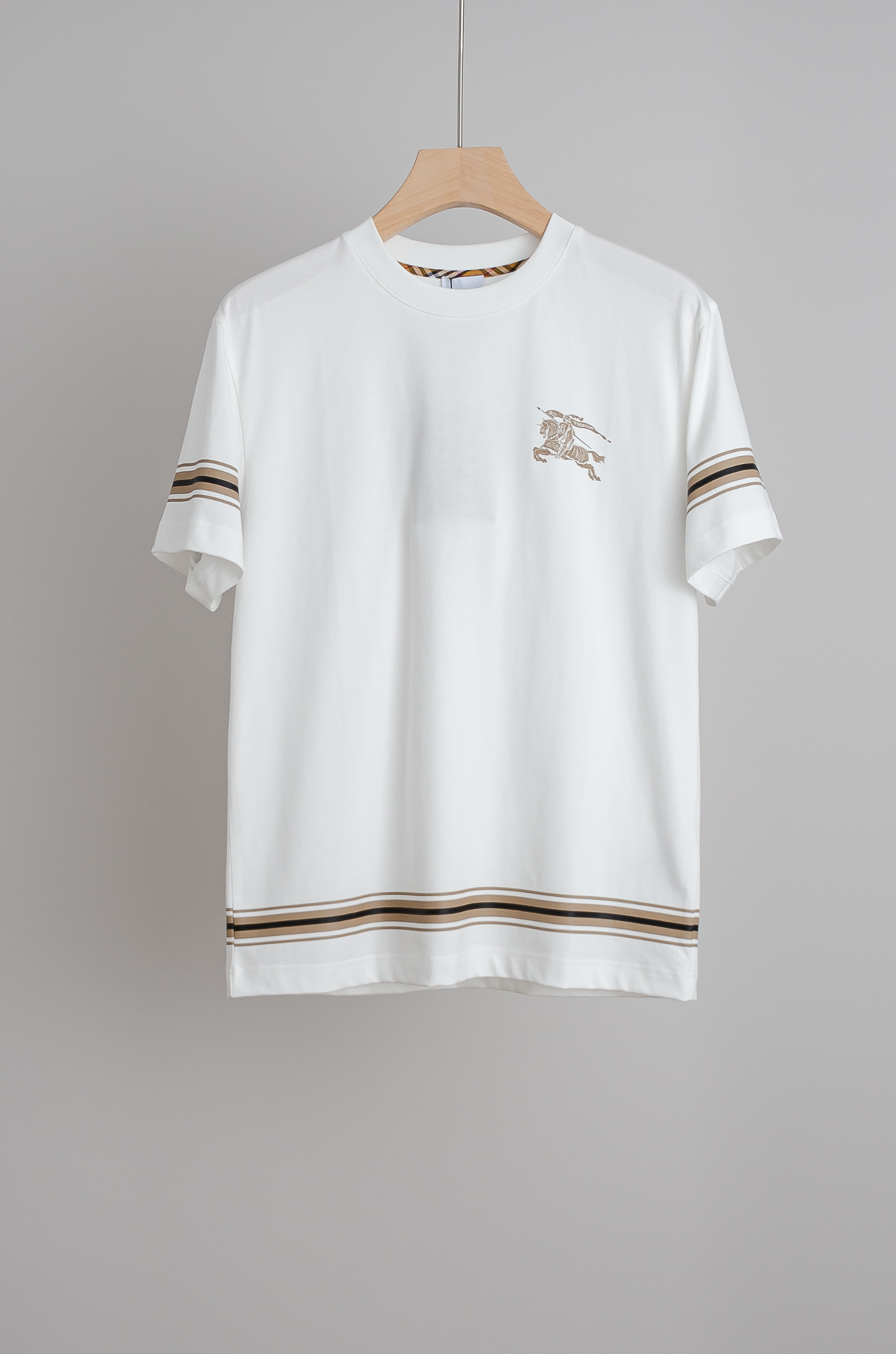 Burberry Male Basic Clothing Cotton Printed S-xl