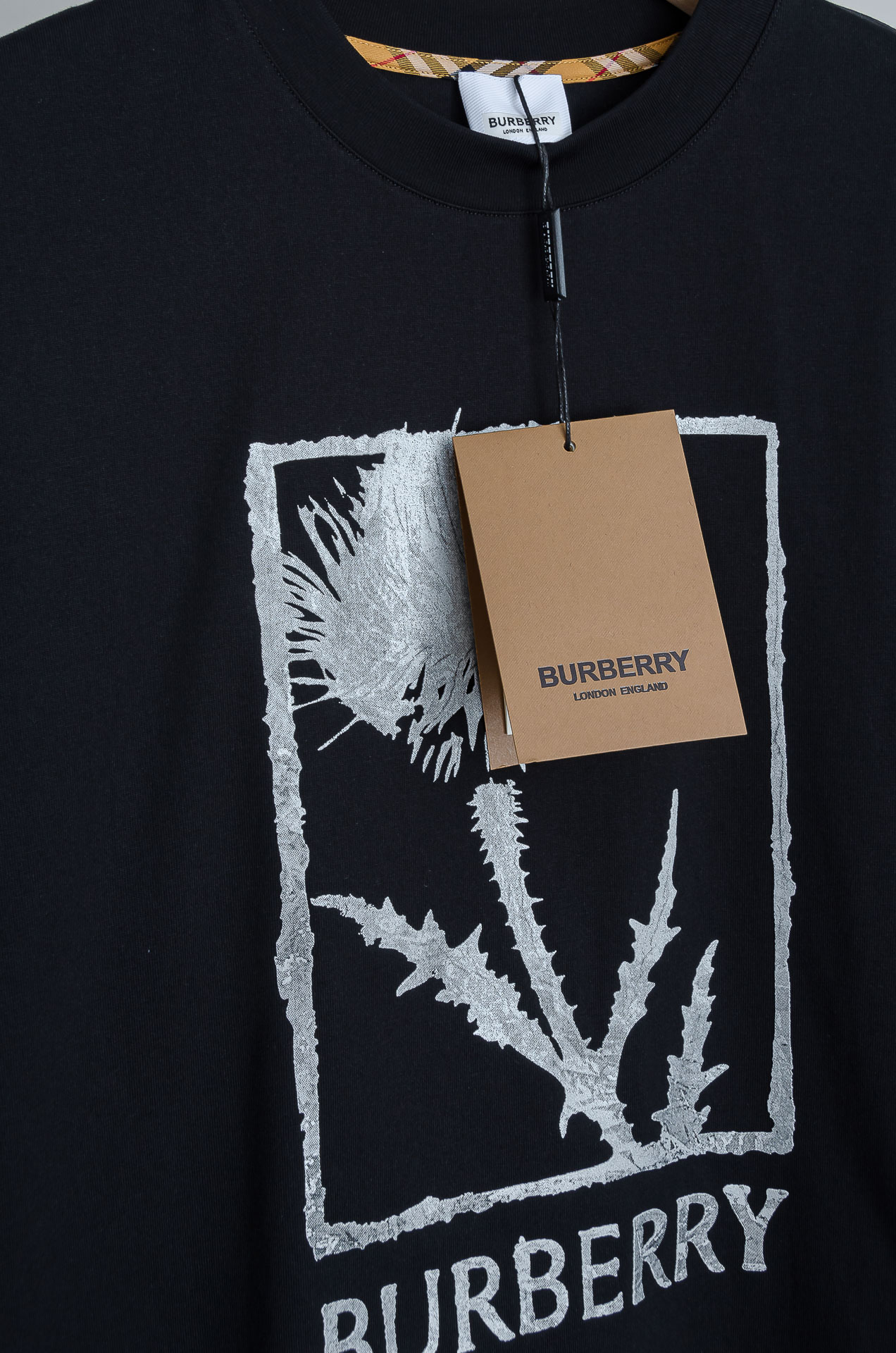 Burberry Male Basic Clothing Cotton Printed S-xl