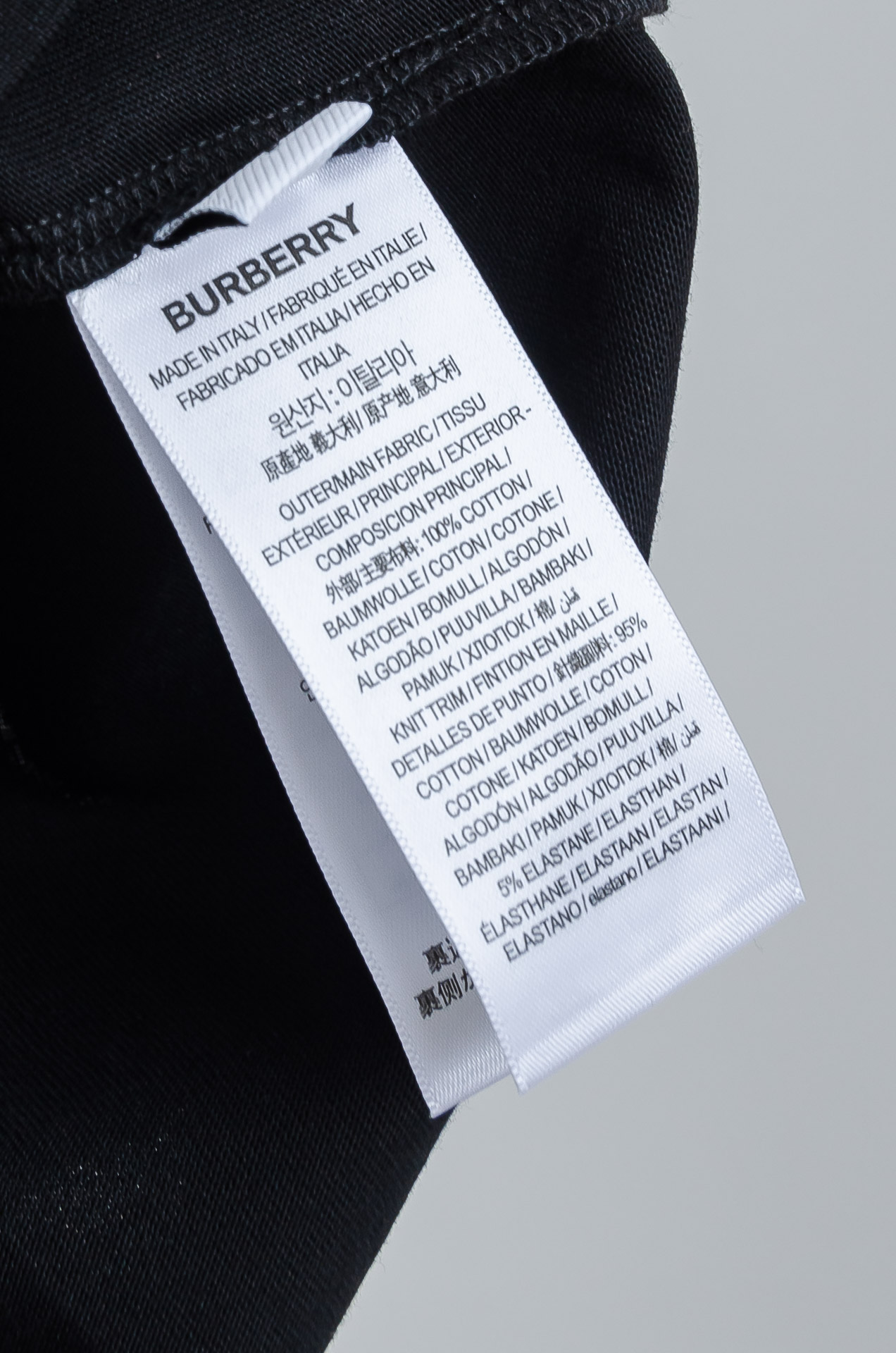 Burberry Male Basic Clothing Cotton Printed S-xl