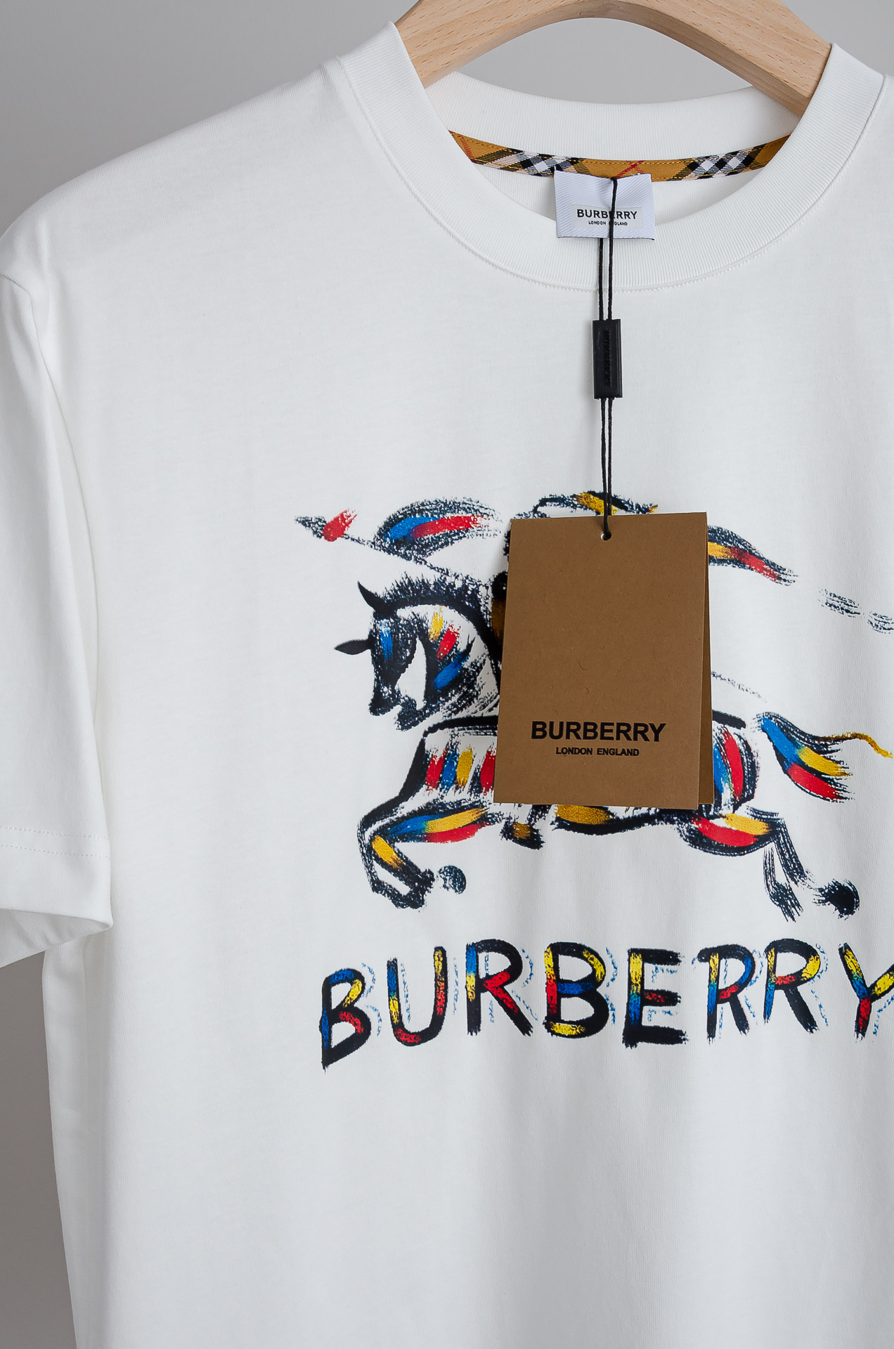 Burberry Male Basic Clothing Cotton Printed S-xl