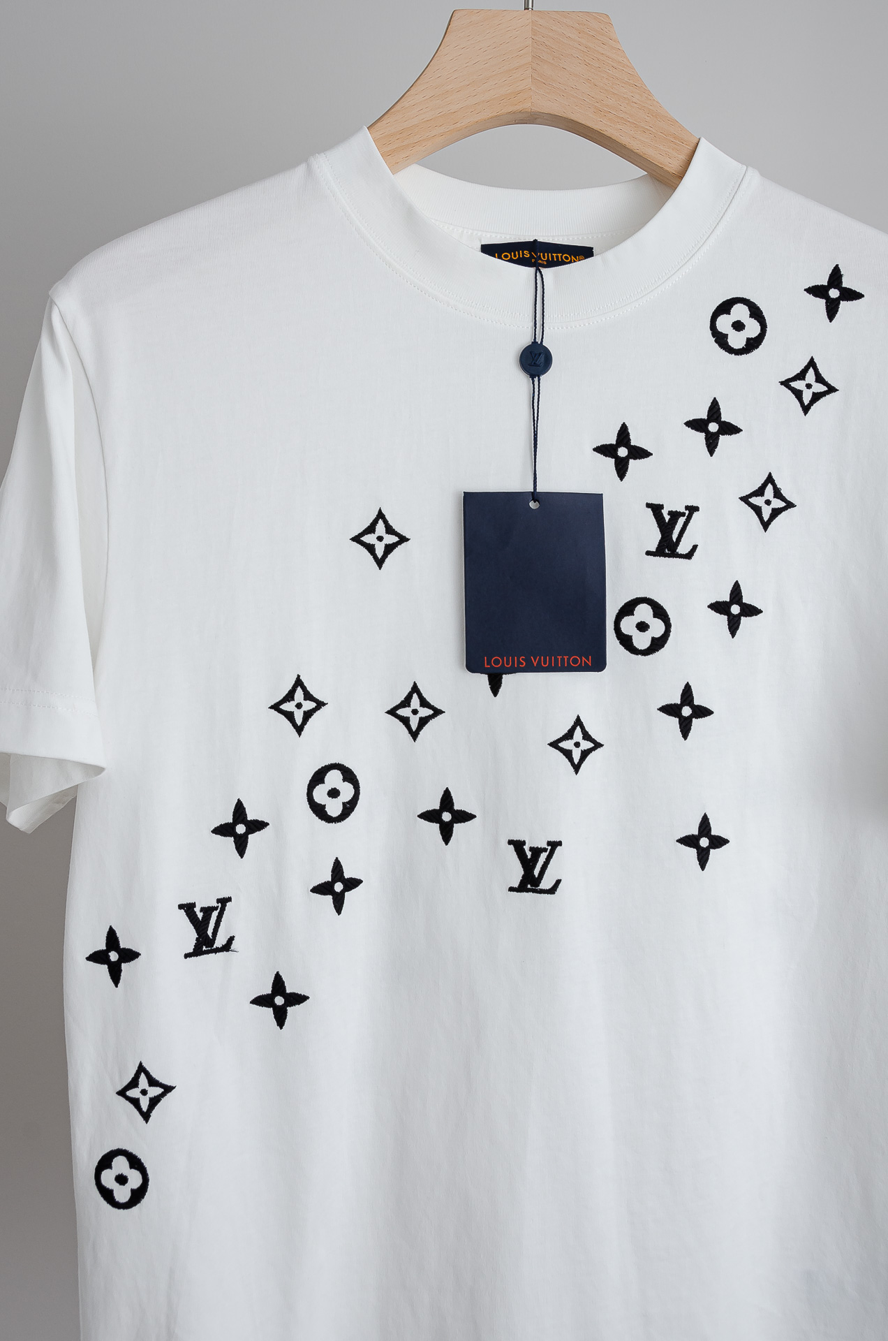 Louis Vuitton Male Basic Clothing Cotton Slim Fit S-l-xl