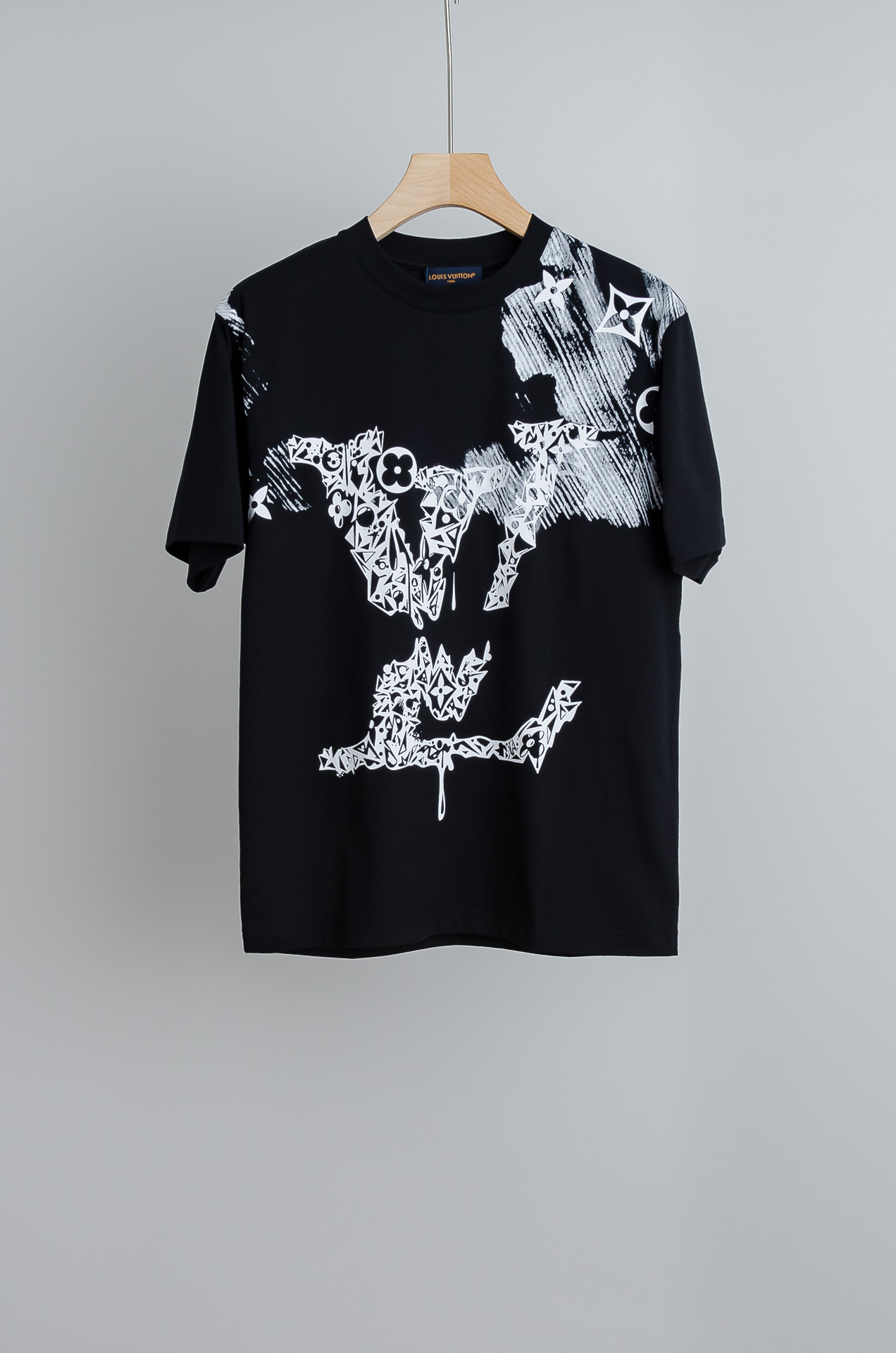 Louis Vuitton Male Basic Clothing Cotton Printed S-l-xl