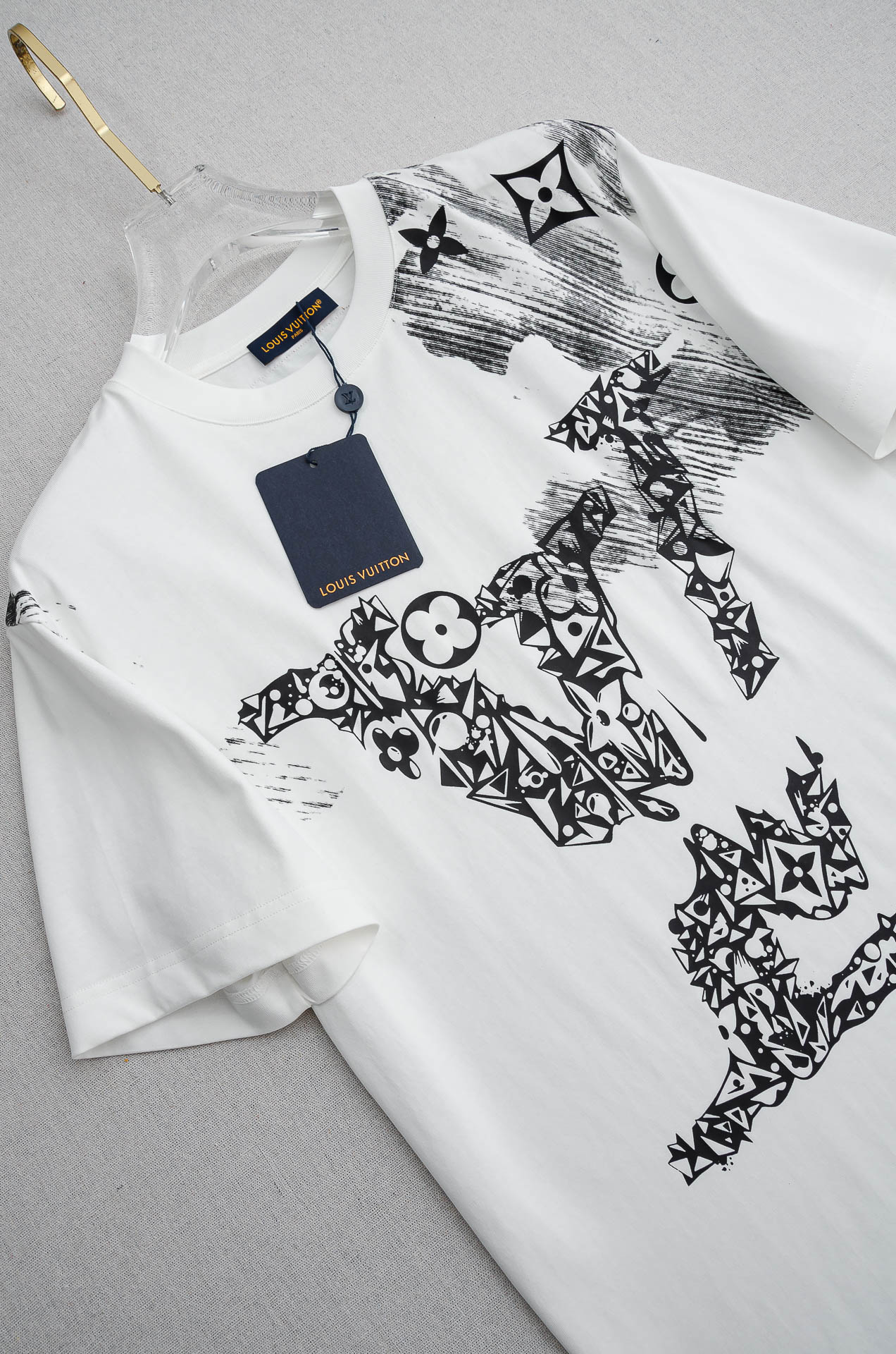 Louis Vuitton Male Basic Clothing Cotton Slim Fit S-l-xl