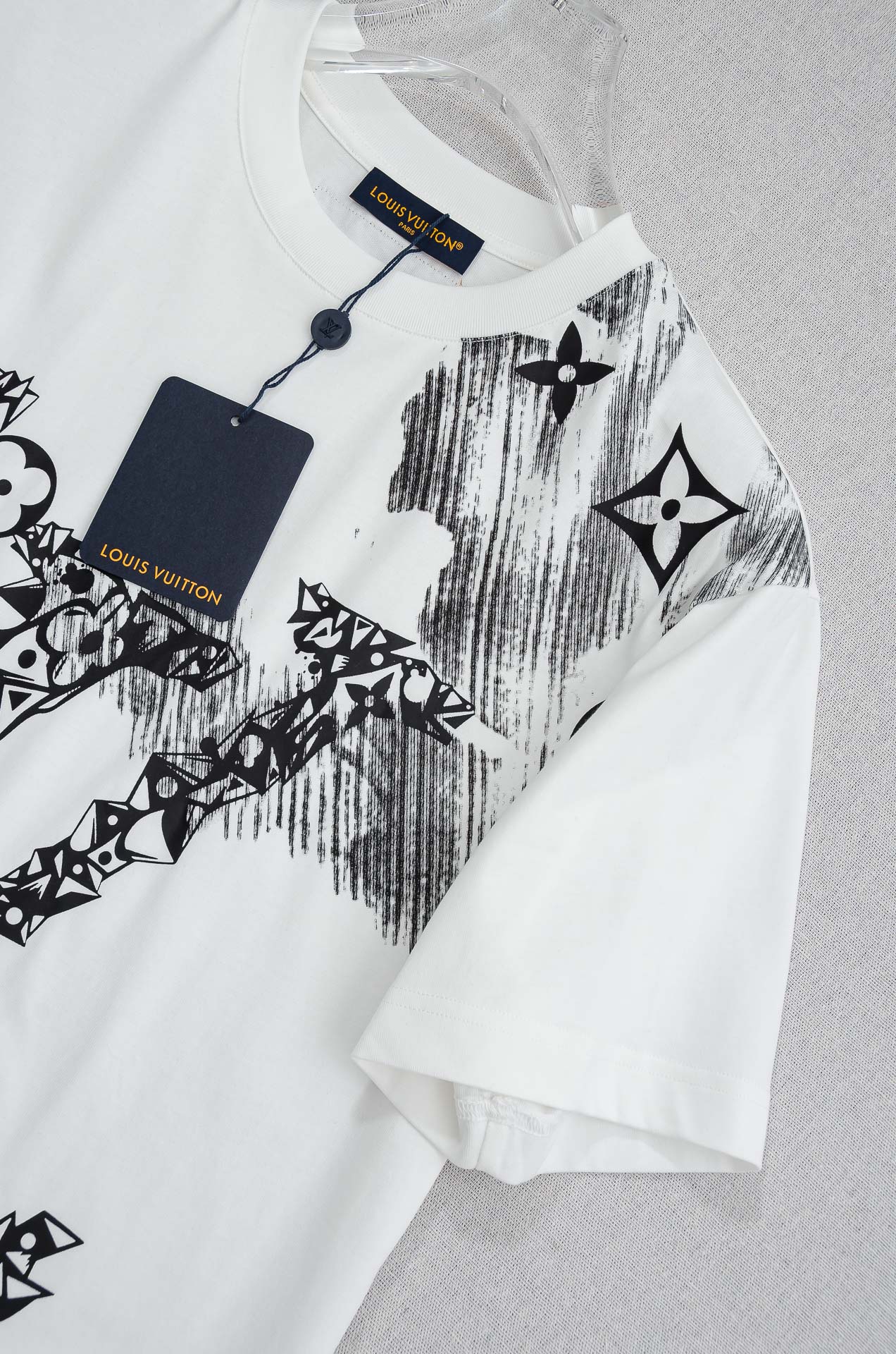 Louis Vuitton Male Basic Clothing Cotton Slim Fit S-l-xl