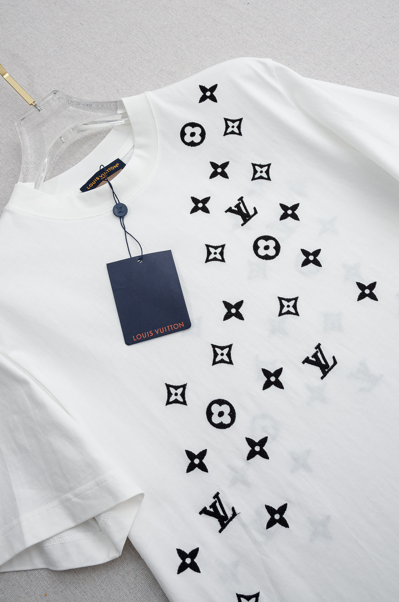 Louis Vuitton Male Basic Clothing Cotton Slim Fit S-l-xl