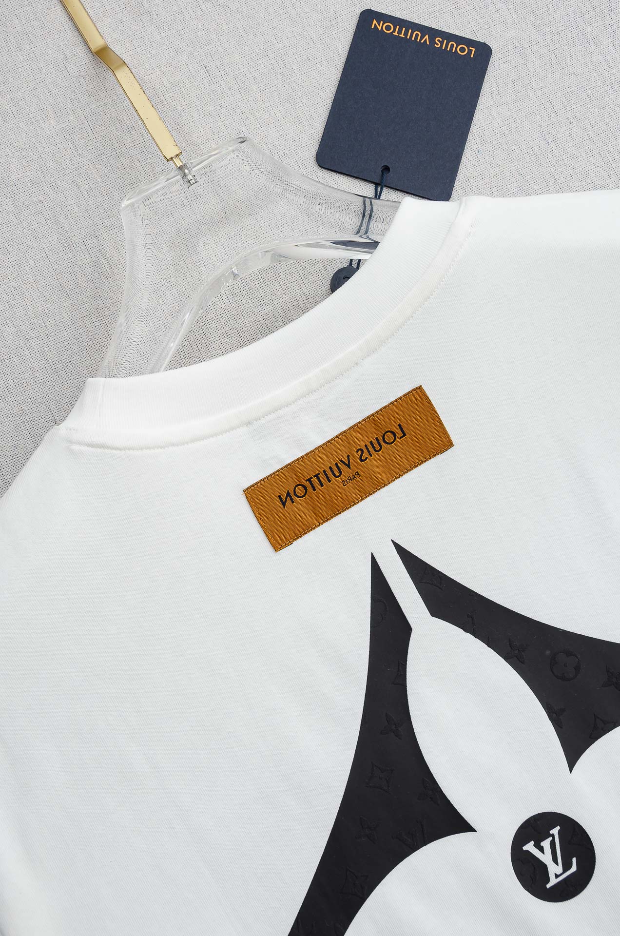 Louis Vuitton Male Basic Clothing Cotton Slim Fit S-l-xl