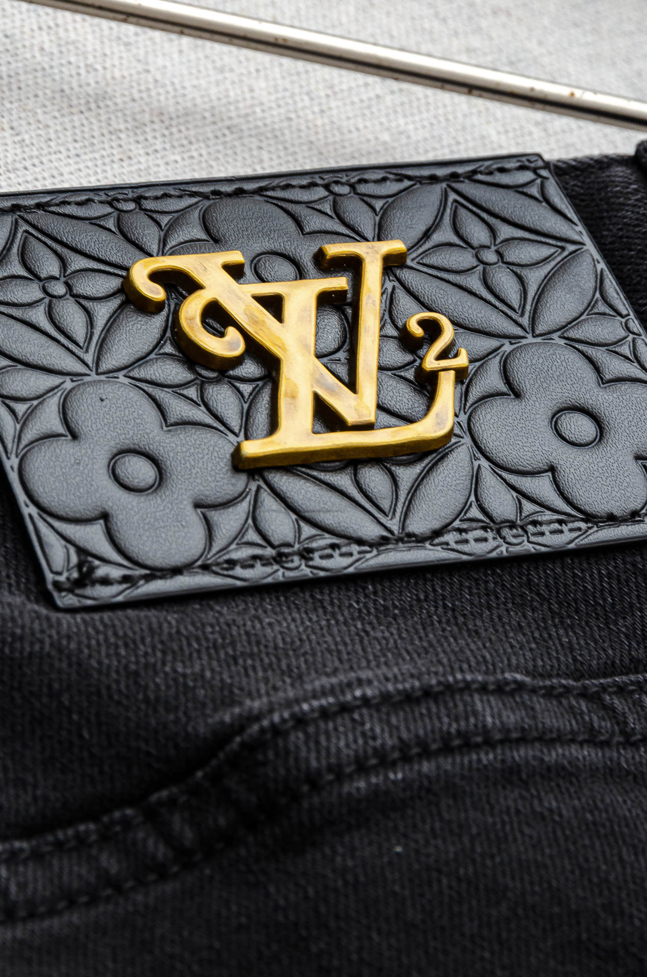 Louis Vuitton Male Jeans Cotton Slim Fit L