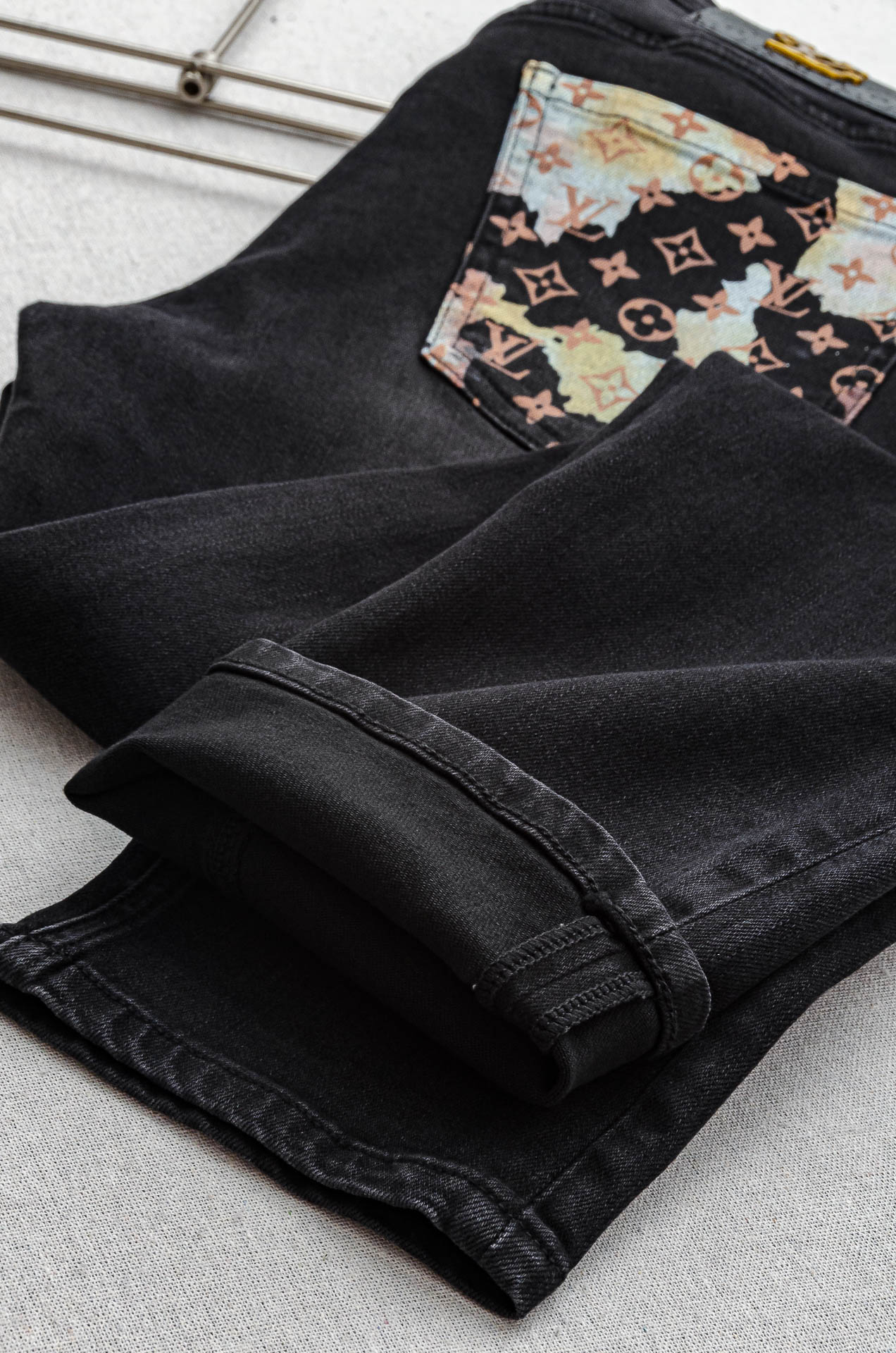 Louis Vuitton Male Jeans Cotton Slim Fit L