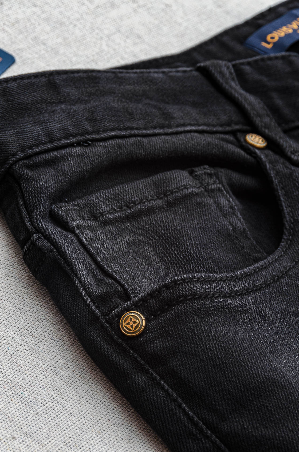 Louis Vuitton Male Jeans Cotton Slim Fit L