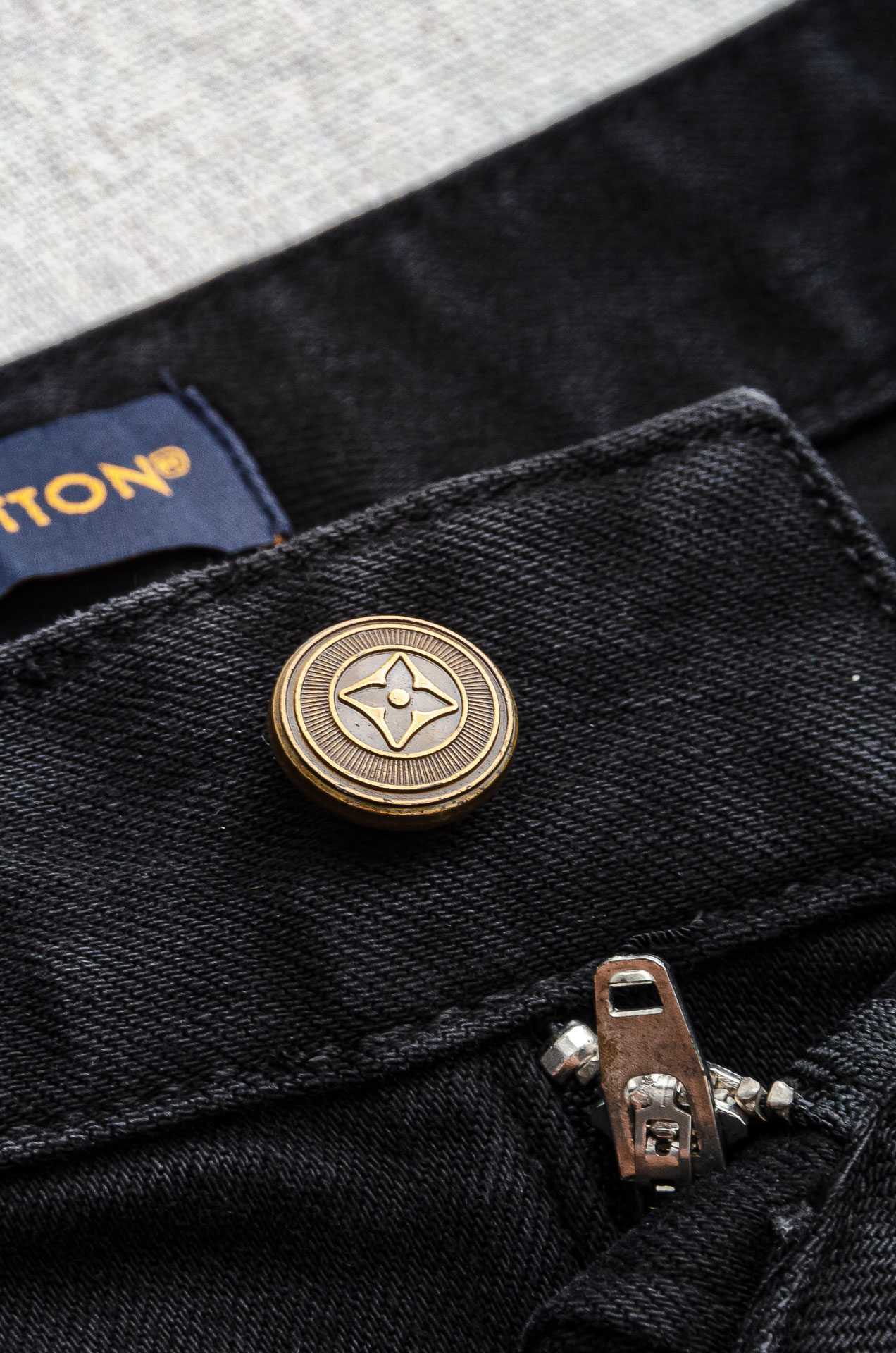 Louis Vuitton Male Jeans Cotton Slim Fit L