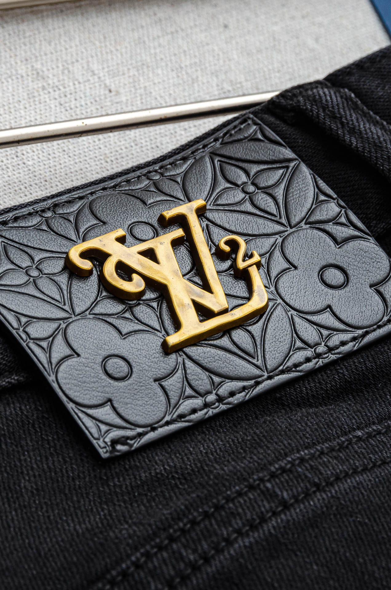 Louis Vuitton Male Jeans Cotton Slim Fit L