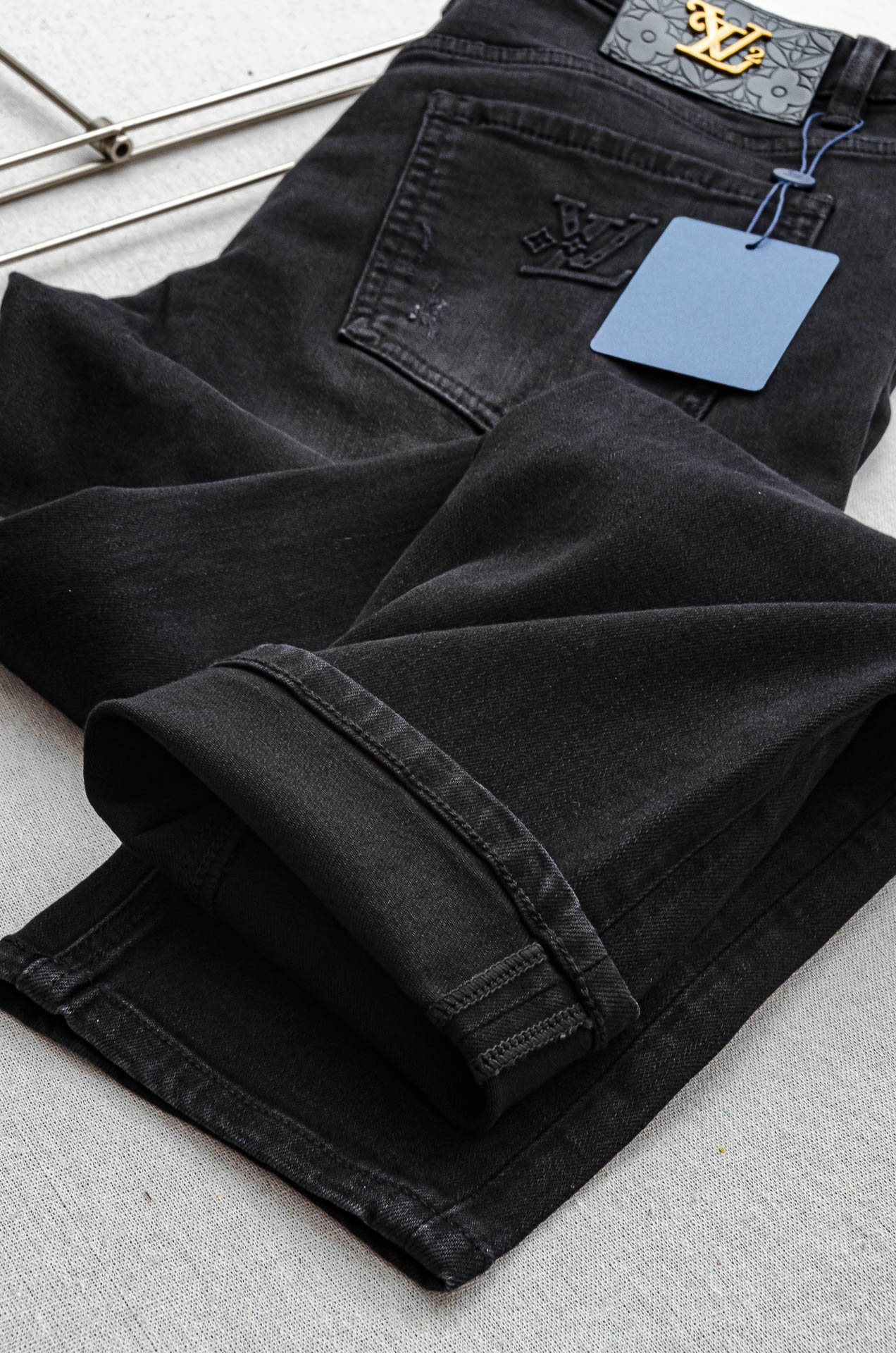 Louis Vuitton Male Jeans Cotton Slim Fit L