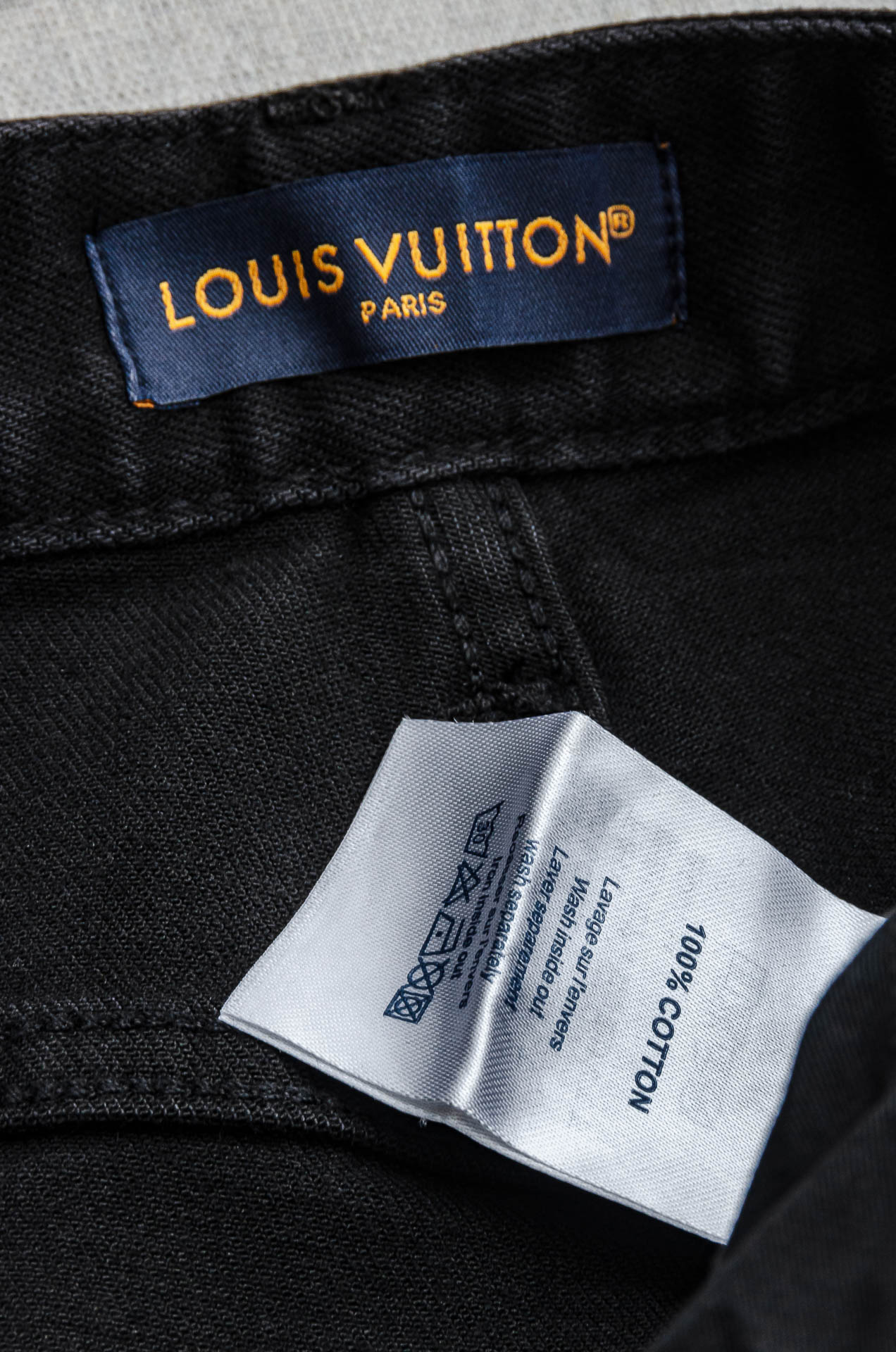 Louis Vuitton Male Jeans Cotton Slim Fit L