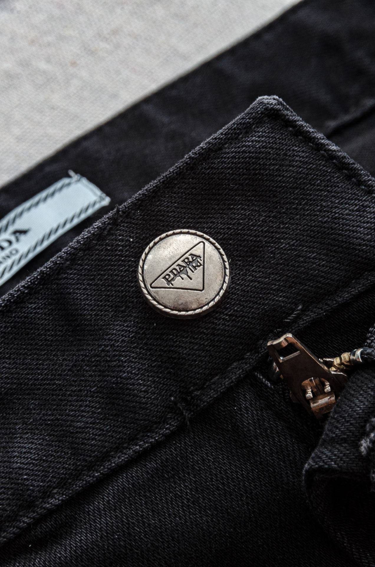 Prada Male Jeans Cotton Slim Fit L