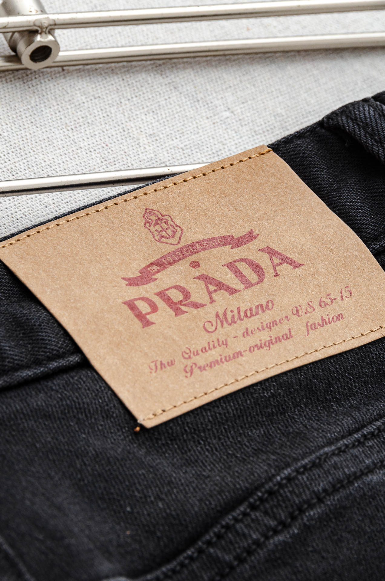 Prada Male Jeans Cotton Slim Fit L
