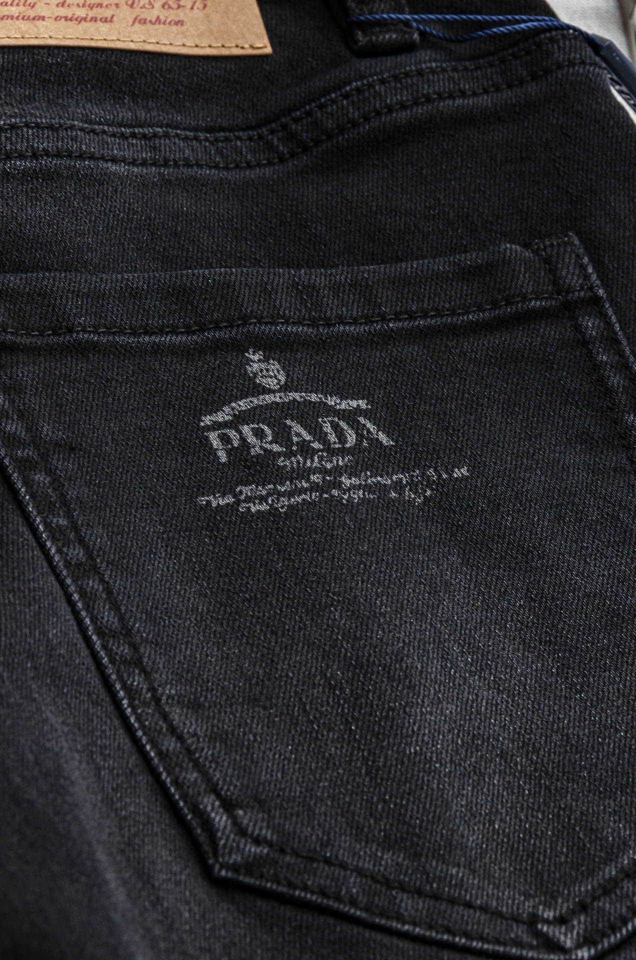 Prada Male Jeans Cotton Slim Fit L
