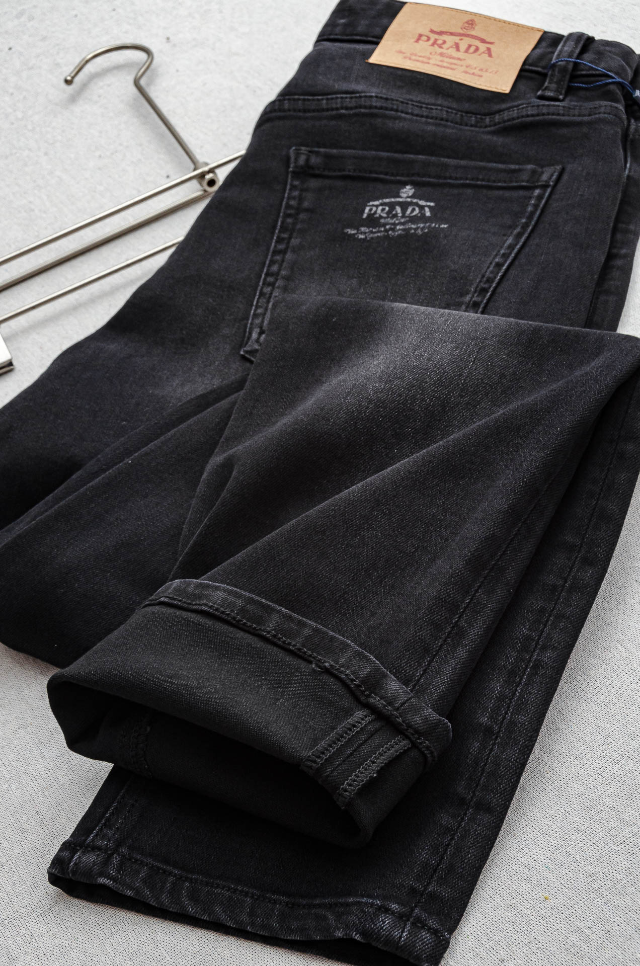 Prada Male Jeans Cotton Slim Fit L