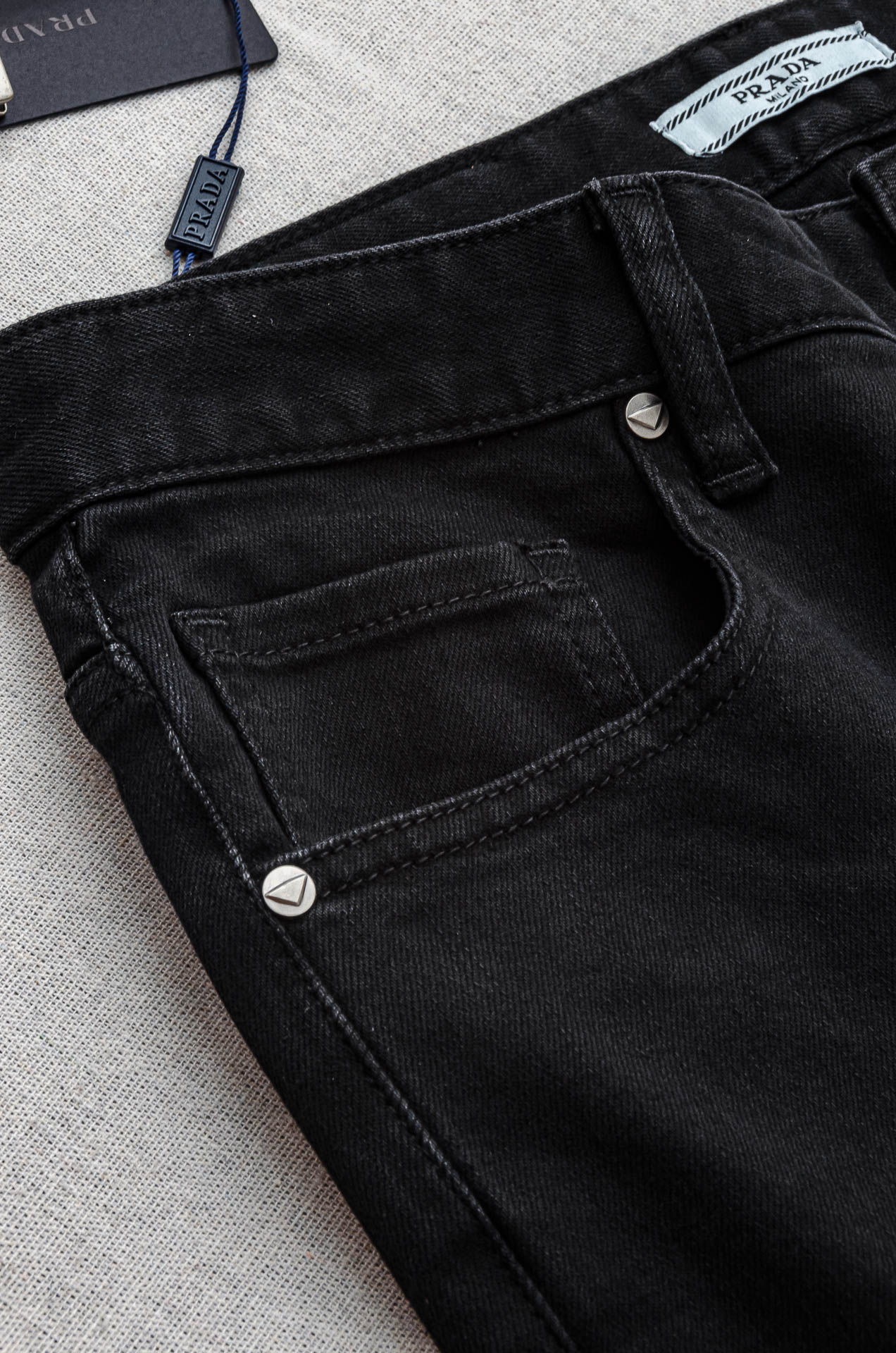 Prada Male Jeans Cotton Slim Fit L