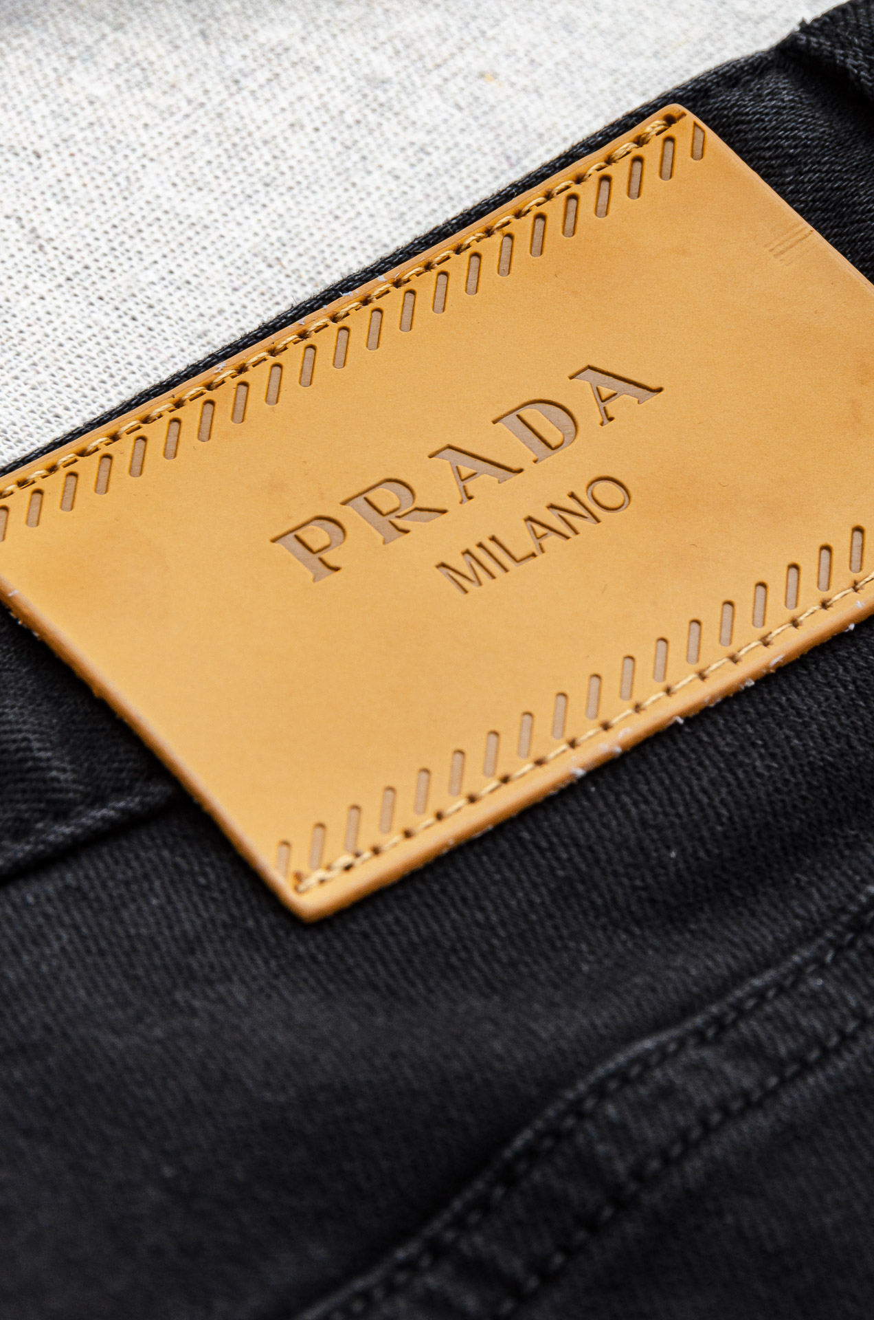 Prada Male Jeans Cotton Slim Fit L