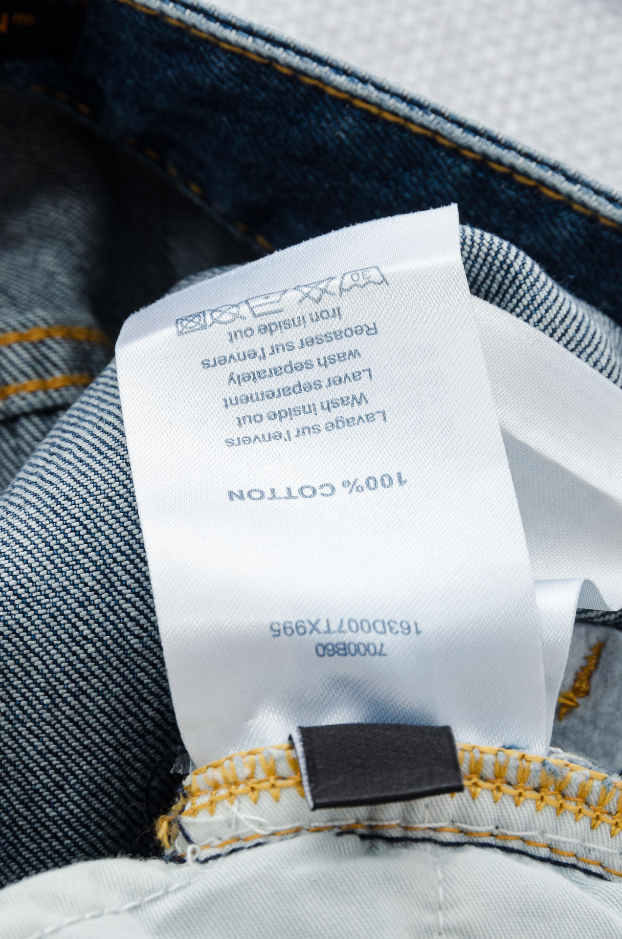 Louis Vuitton Male Jeans Cotton Slim Fit S-l