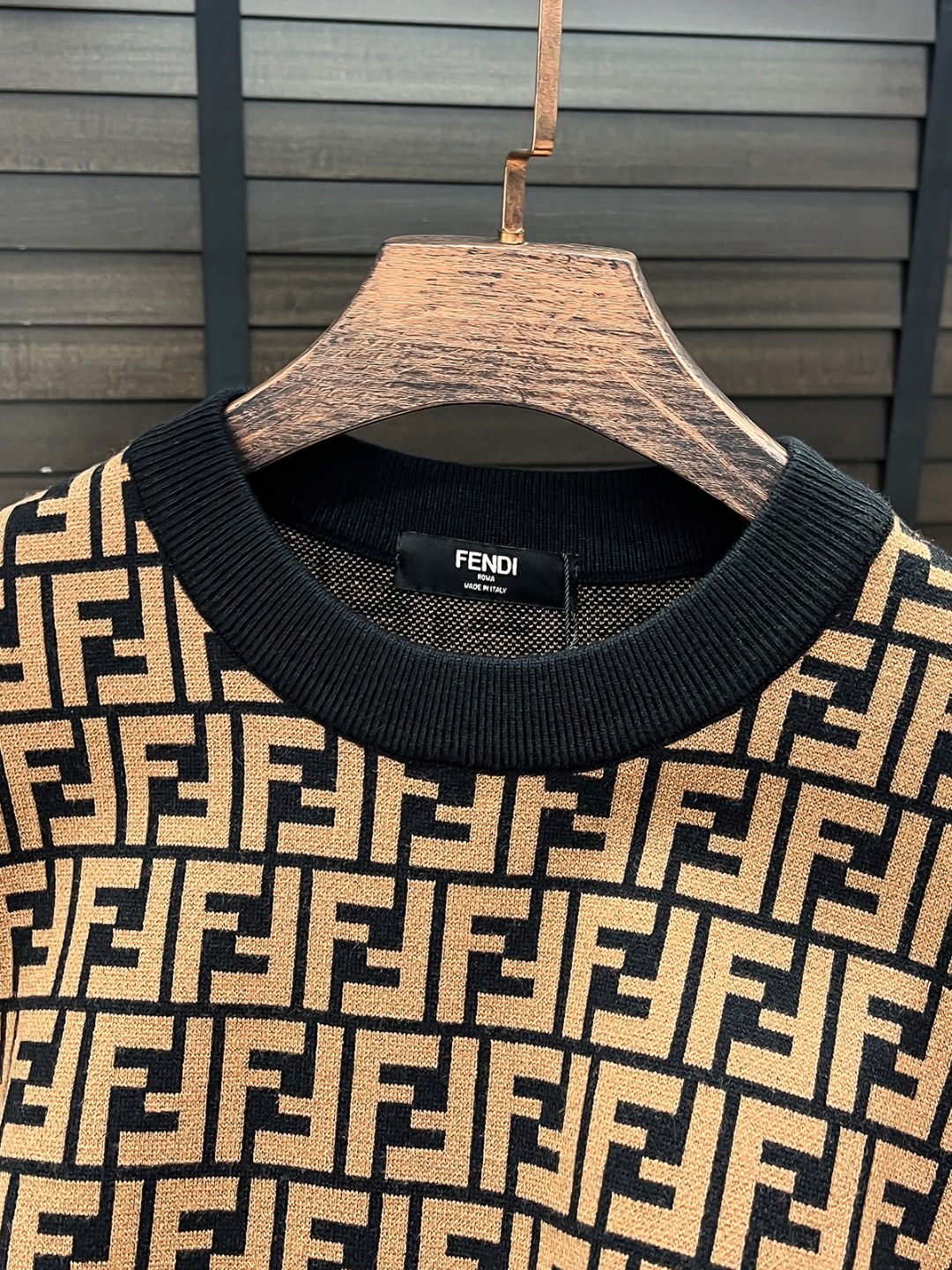 Fendi Male Basic Clothing Wool Black M-l-xl