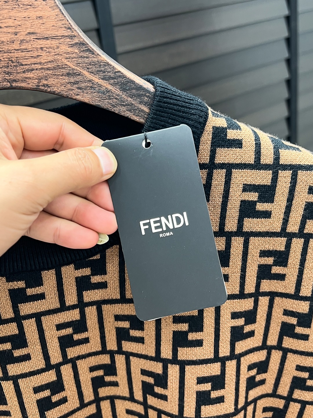 Fendi Male Basic Clothing Wool Black M-l-xl