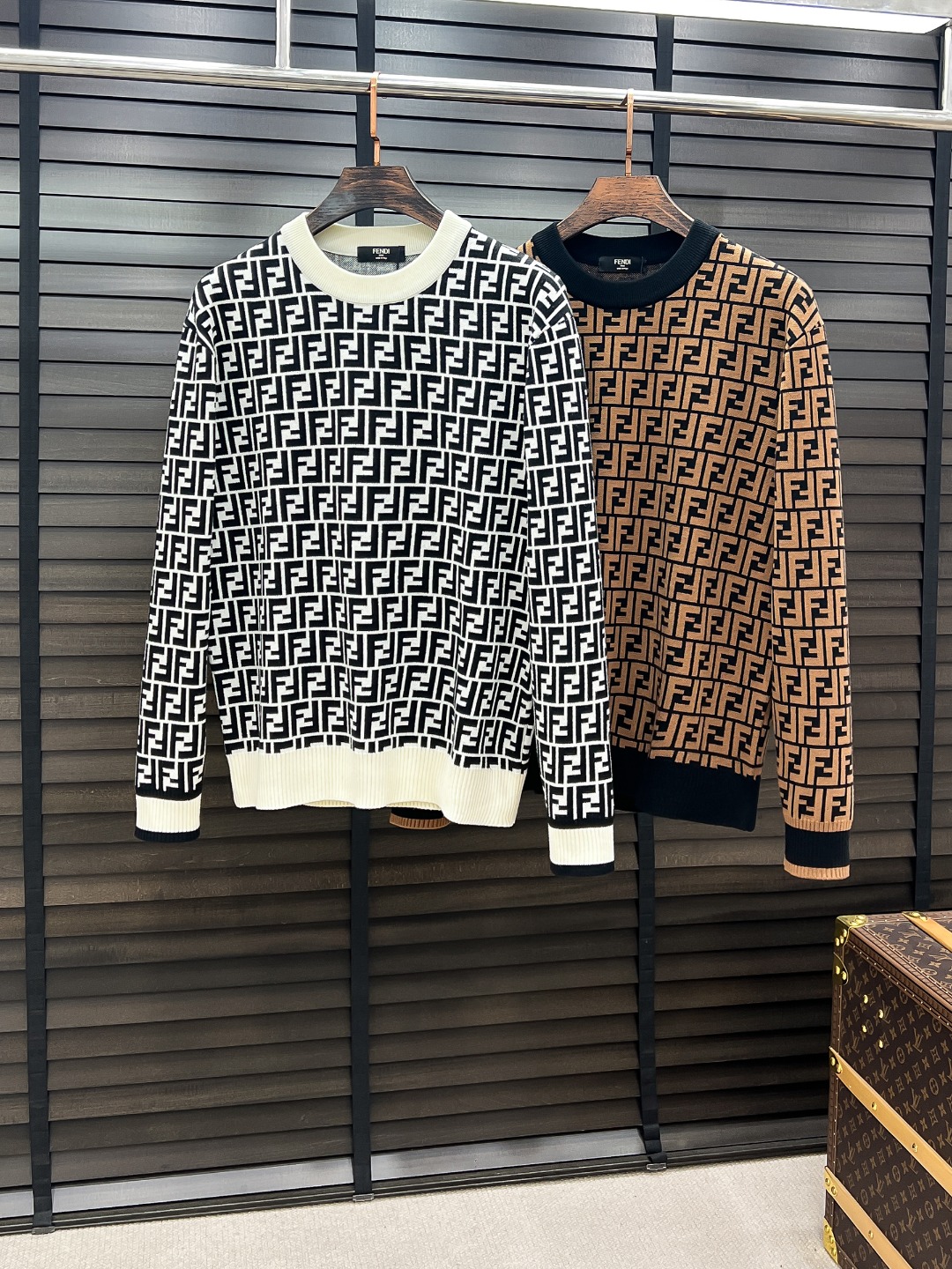 Fendi Male Basic Clothing Wool Black M-l-xl