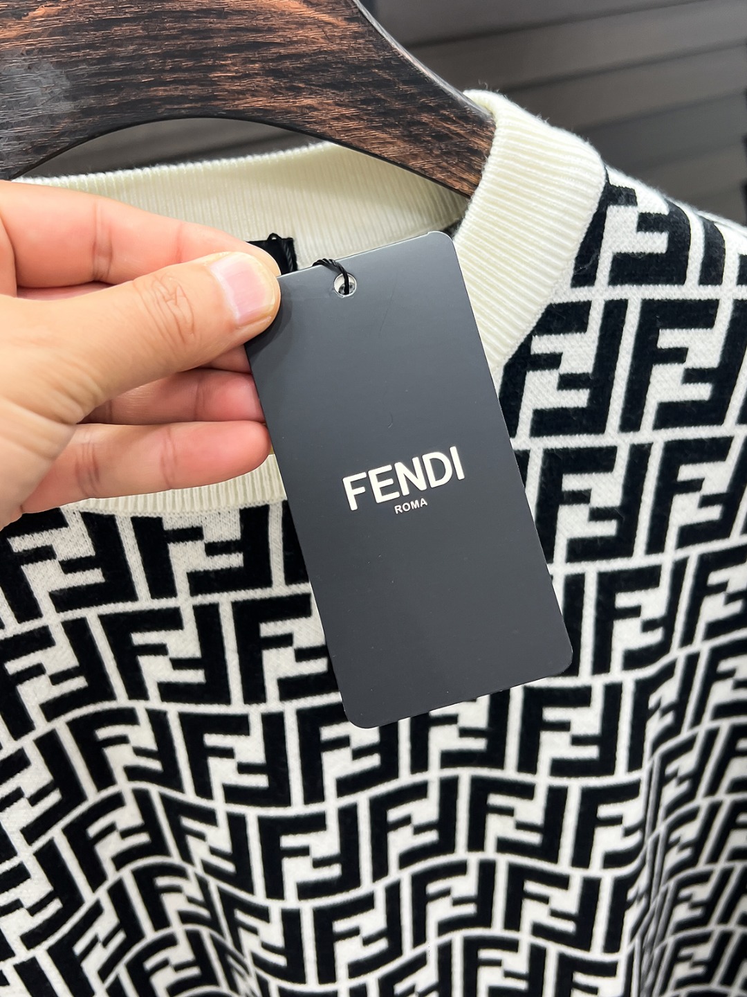 Fendi Male Basic Clothing Wool Black M-l-xl