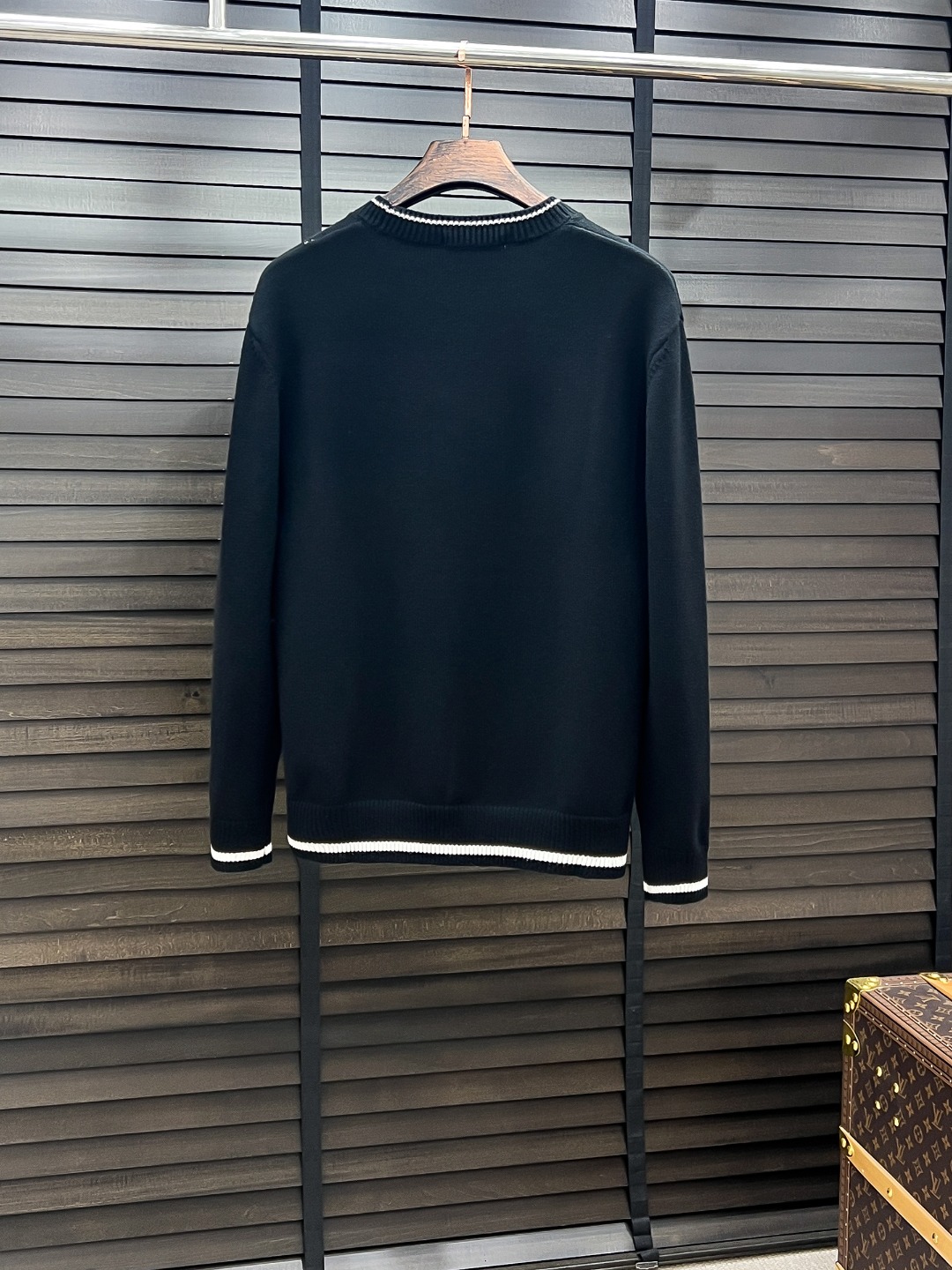 Prada Male Basic Clothing Wool Black M-l-xl