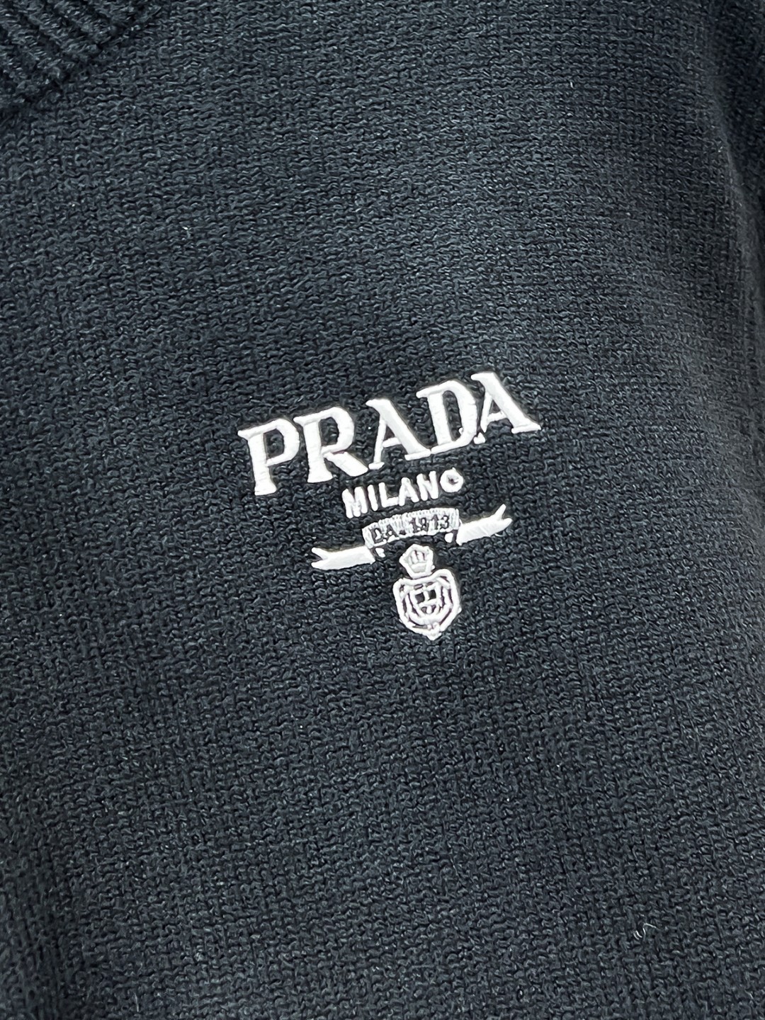 Prada Male Basic Clothing Wool Black M-l-xl