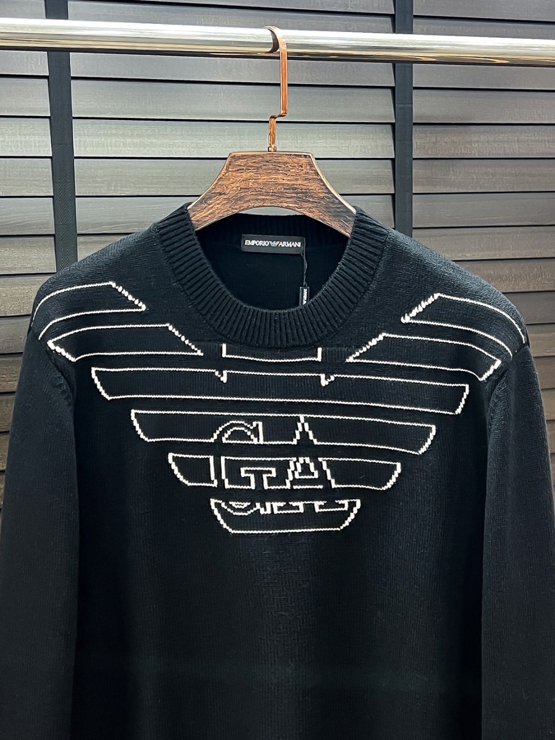 Armani Male Basic Clothing Wool Black M-l-xl