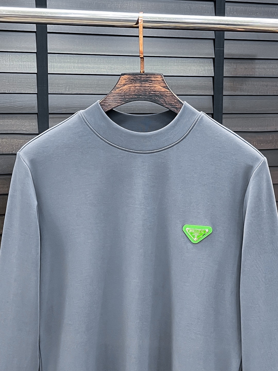 Prada Hoodie Cotton Black Fleece Lined S-m-l-xl