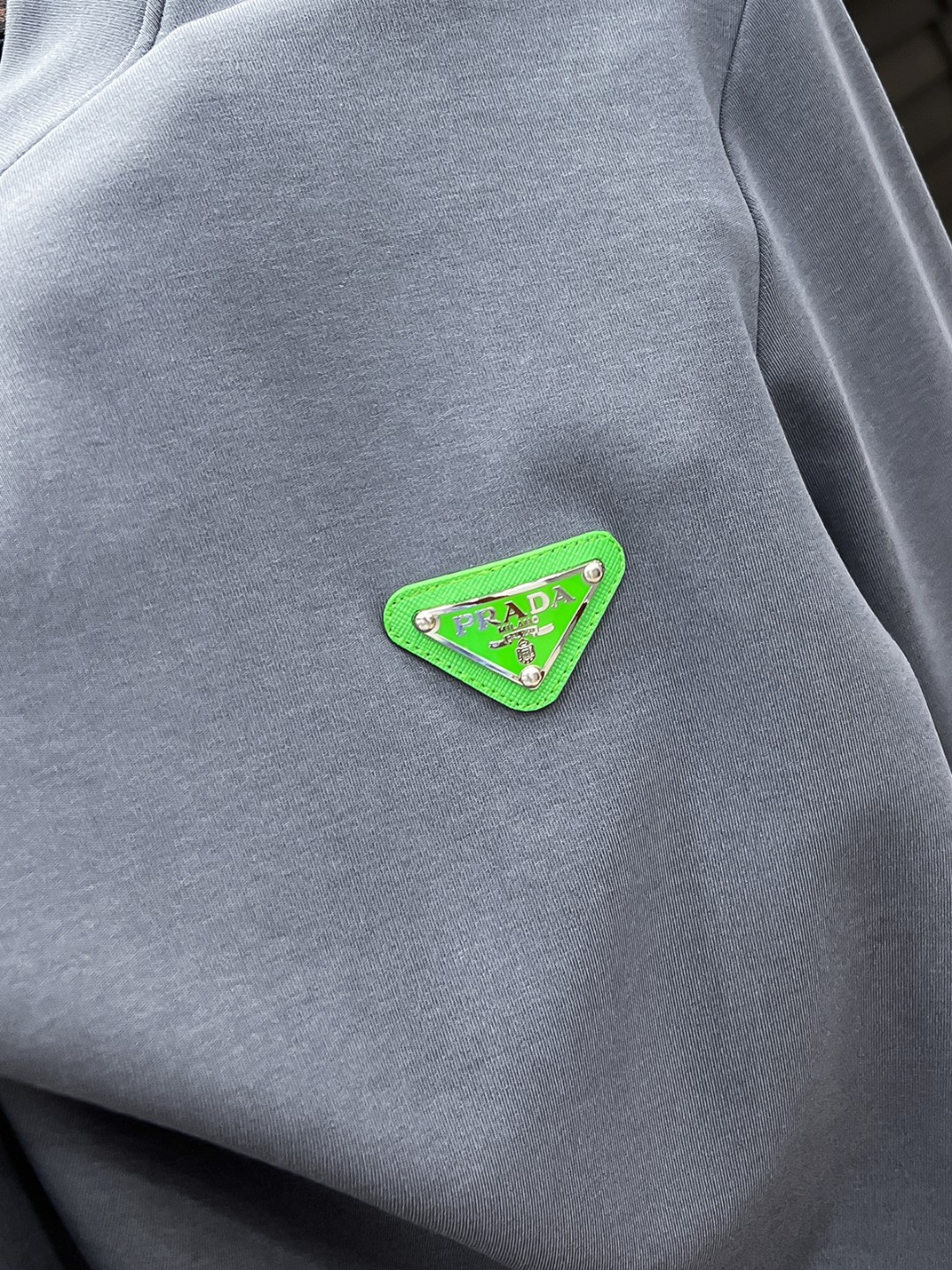 Prada Hoodie Cotton Black Fleece Lined S-m-l-xl