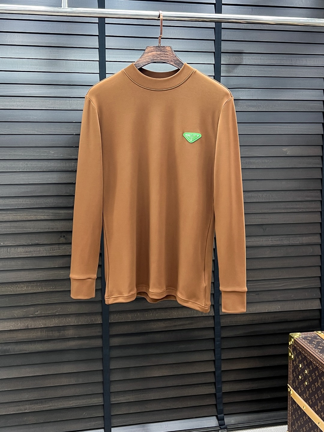 Prada Hoodie Cotton Black Fleece Lined S-m-l-xl