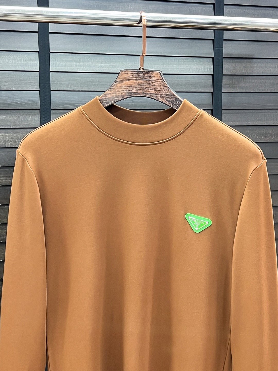 Prada Hoodie Cotton Black Fleece Lined S-m-l-xl