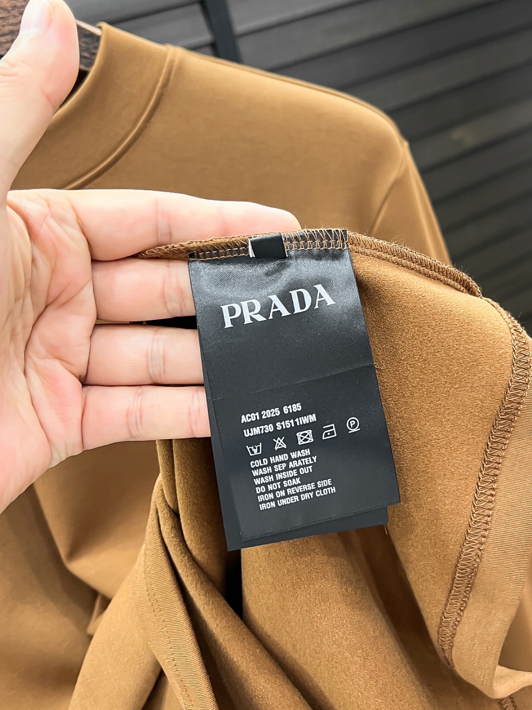 Prada Hoodie Cotton Black Fleece Lined S-m-l-xl