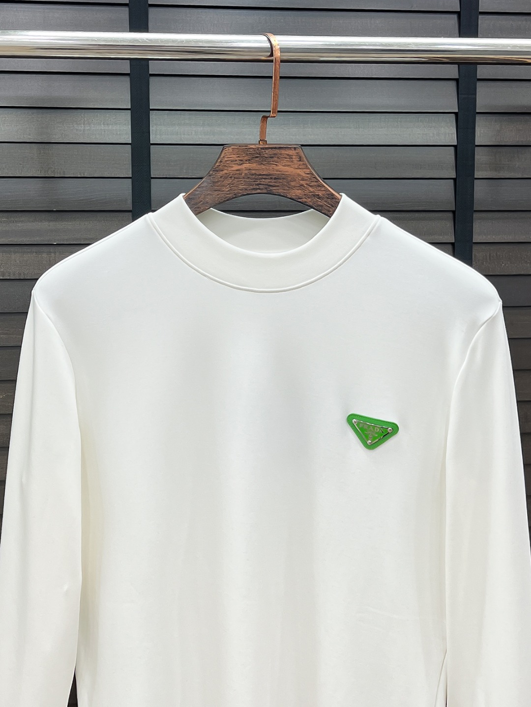 Prada Hoodie Cotton Black Fleece Lined S-m-l-xl