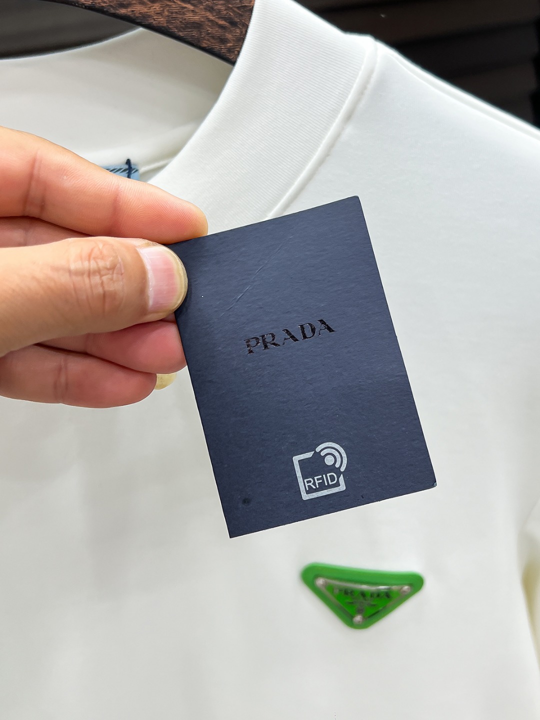 Prada Hoodie Cotton Black Fleece Lined S-m-l-xl