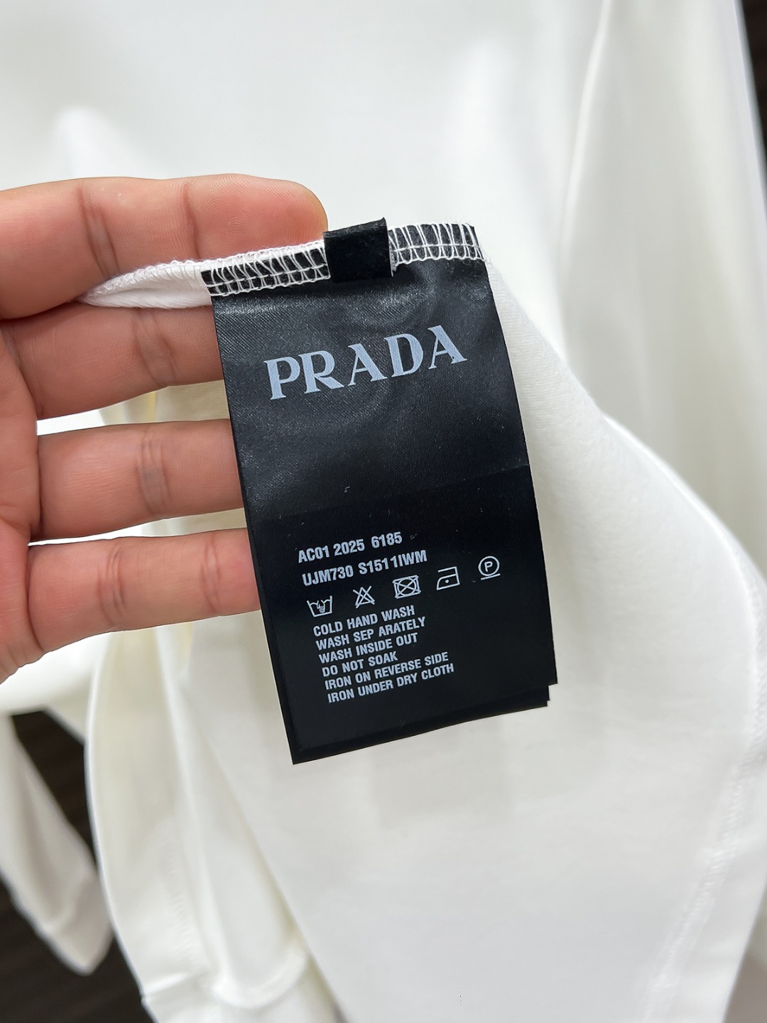 Prada Hoodie Cotton Black Fleece Lined S-m-l-xl