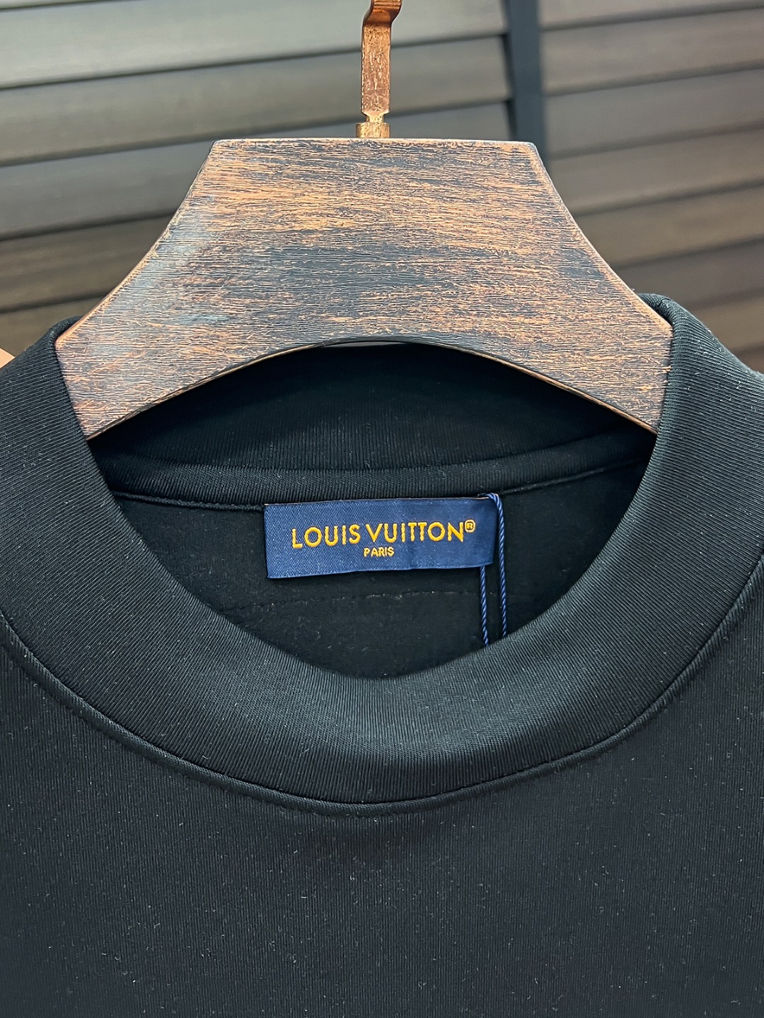 Louis Vuitton Hoodie Cotton Black Fleece Lined S-m-l-xl