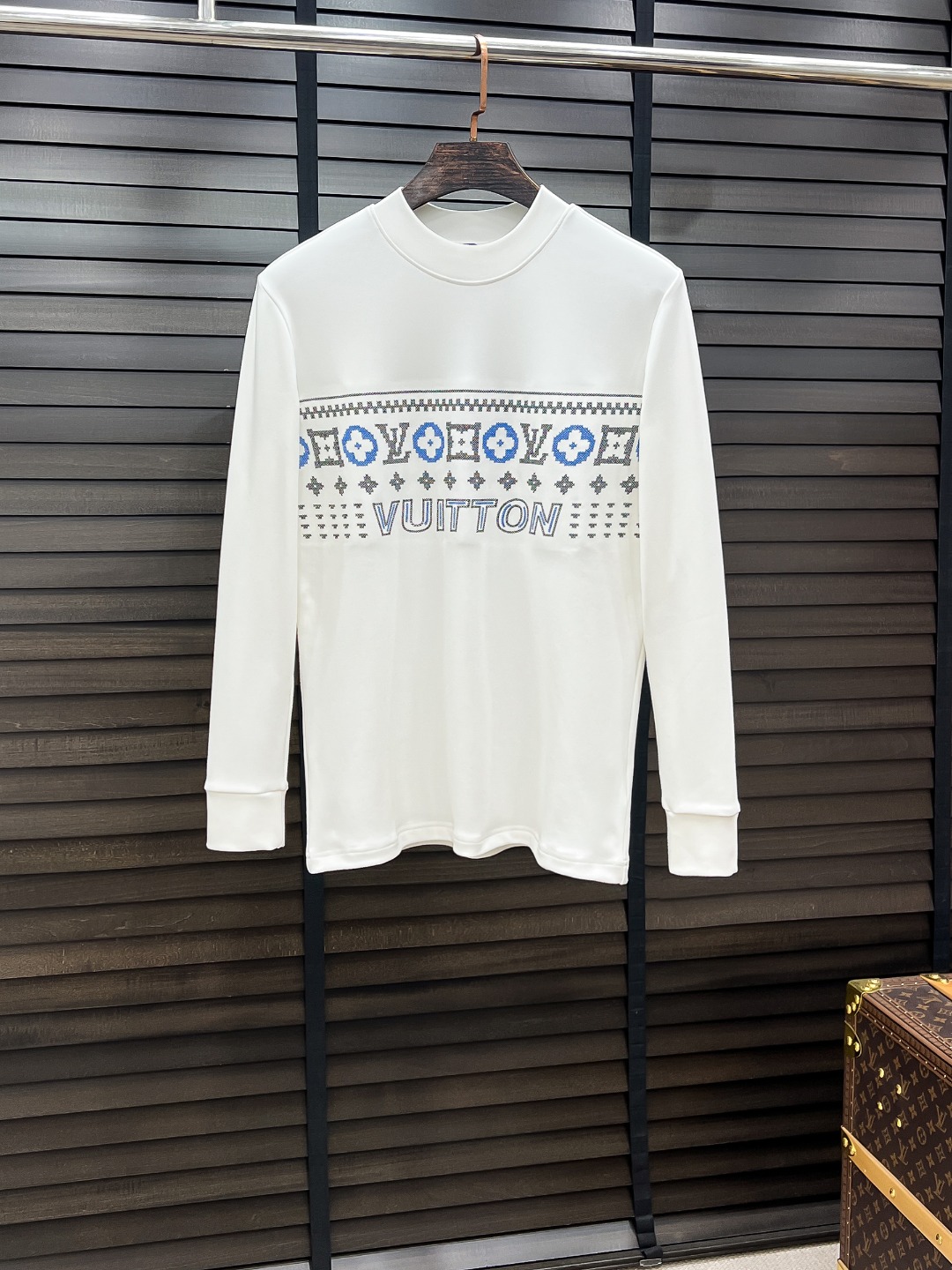 Louis Vuitton Hoodie Cotton Black Fleece Lined S-m-l-xl