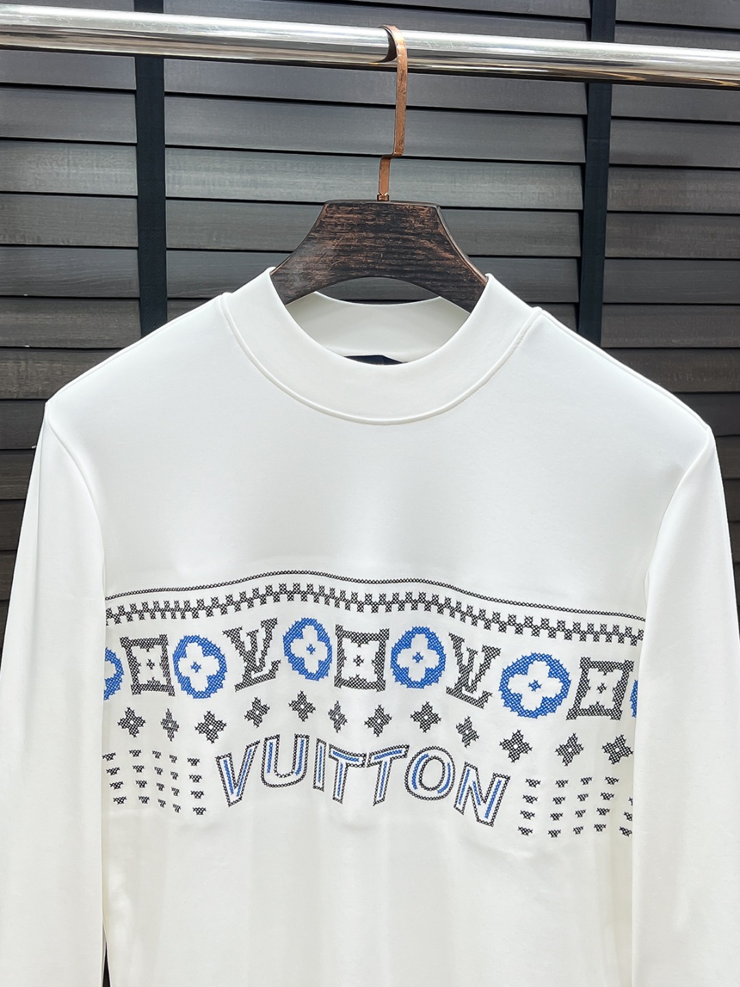 Louis Vuitton Hoodie Cotton Black Fleece Lined S-m-l-xl